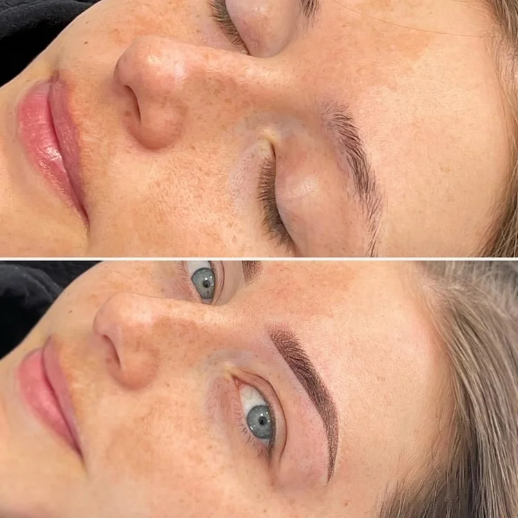 Powder brows resultaat Merve