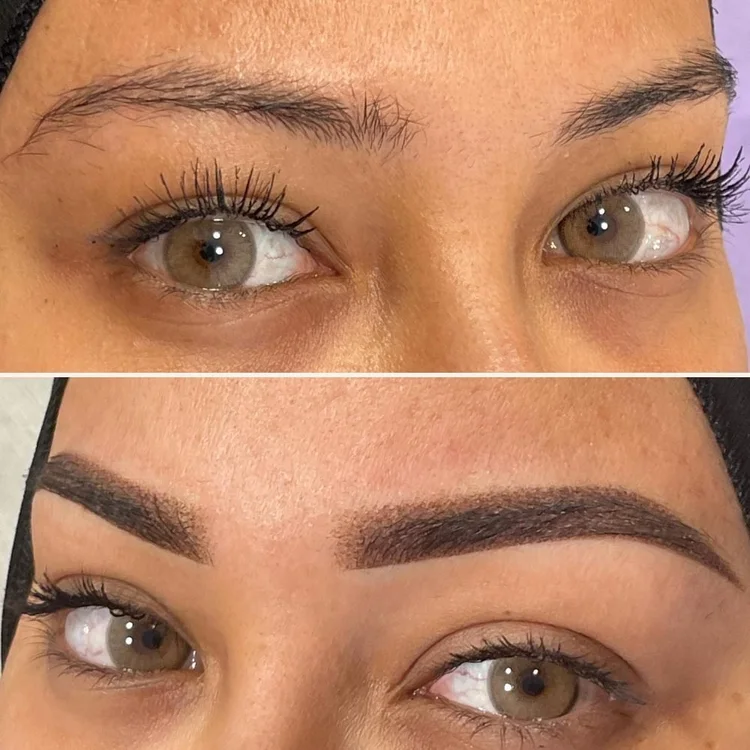 Powder brows resultaat Merve