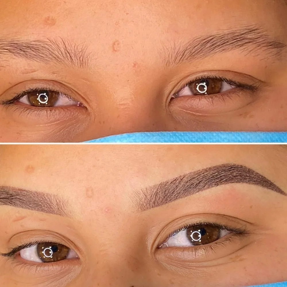 Powder brows voor en na 3
