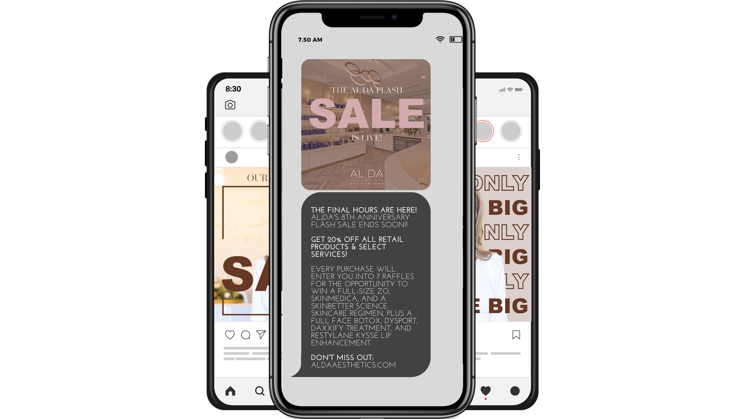 SMS text-blast campaigns created by NEL.