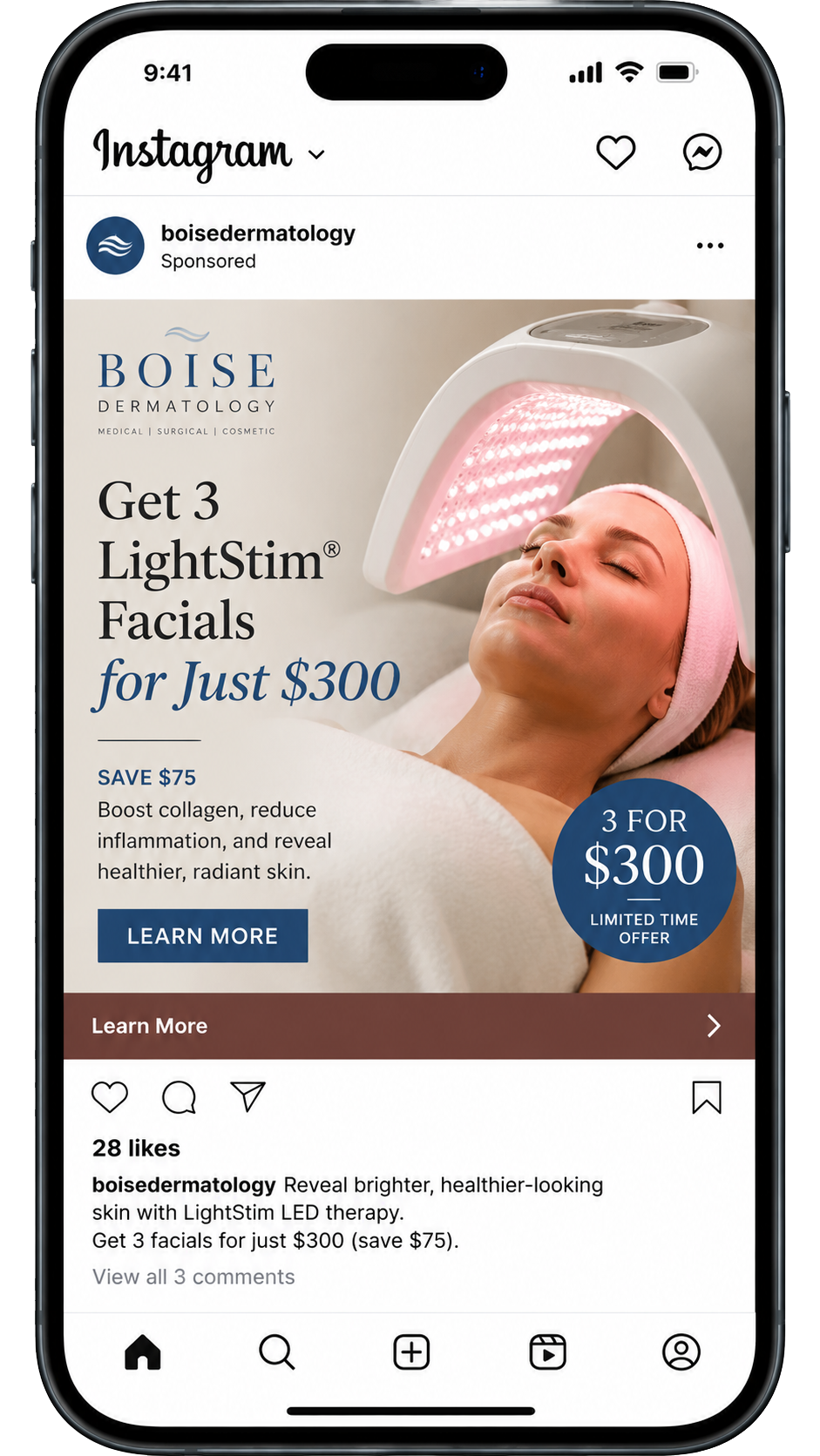 Instagram ad created by NEL.