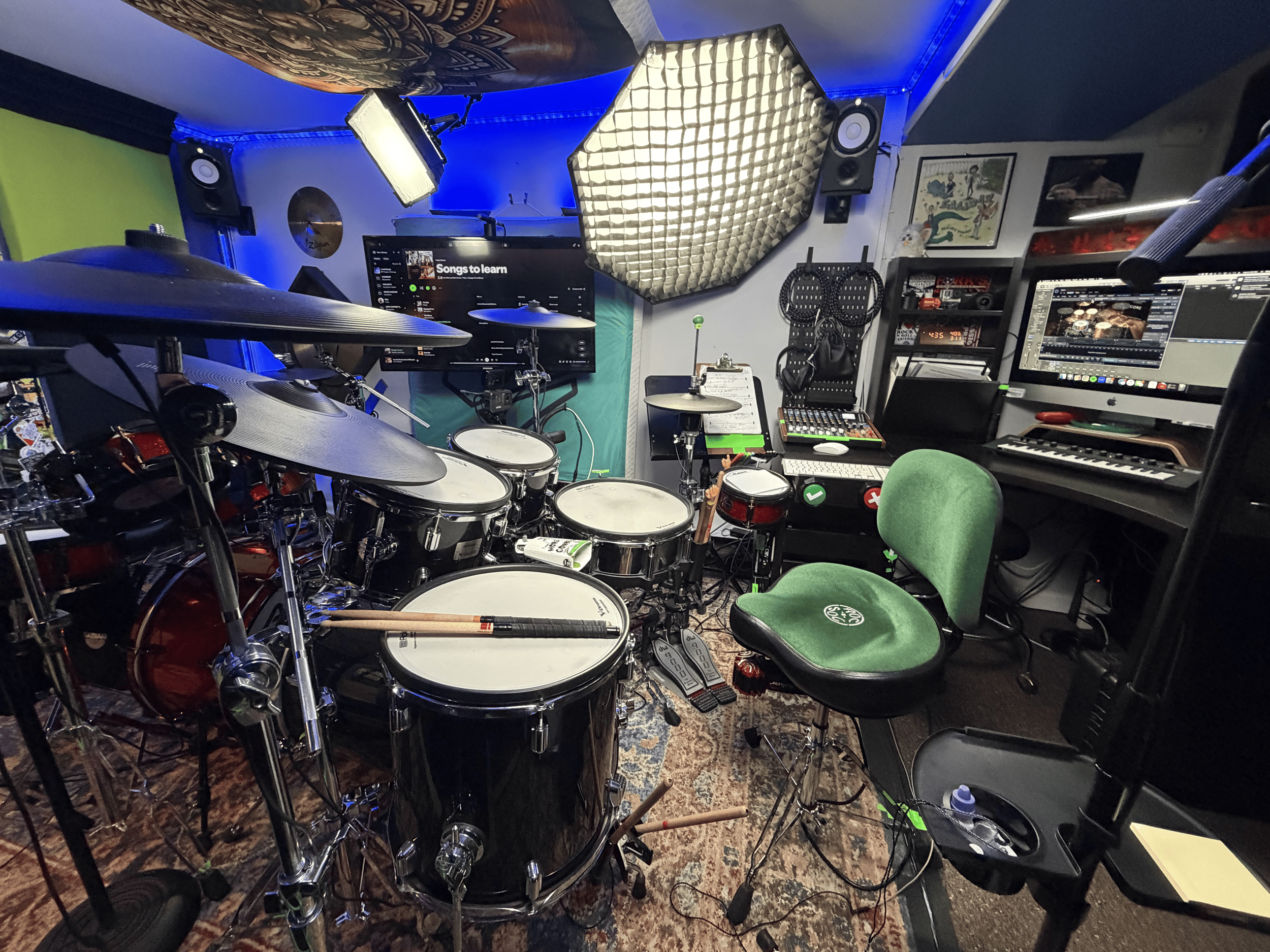 Professional drum studio