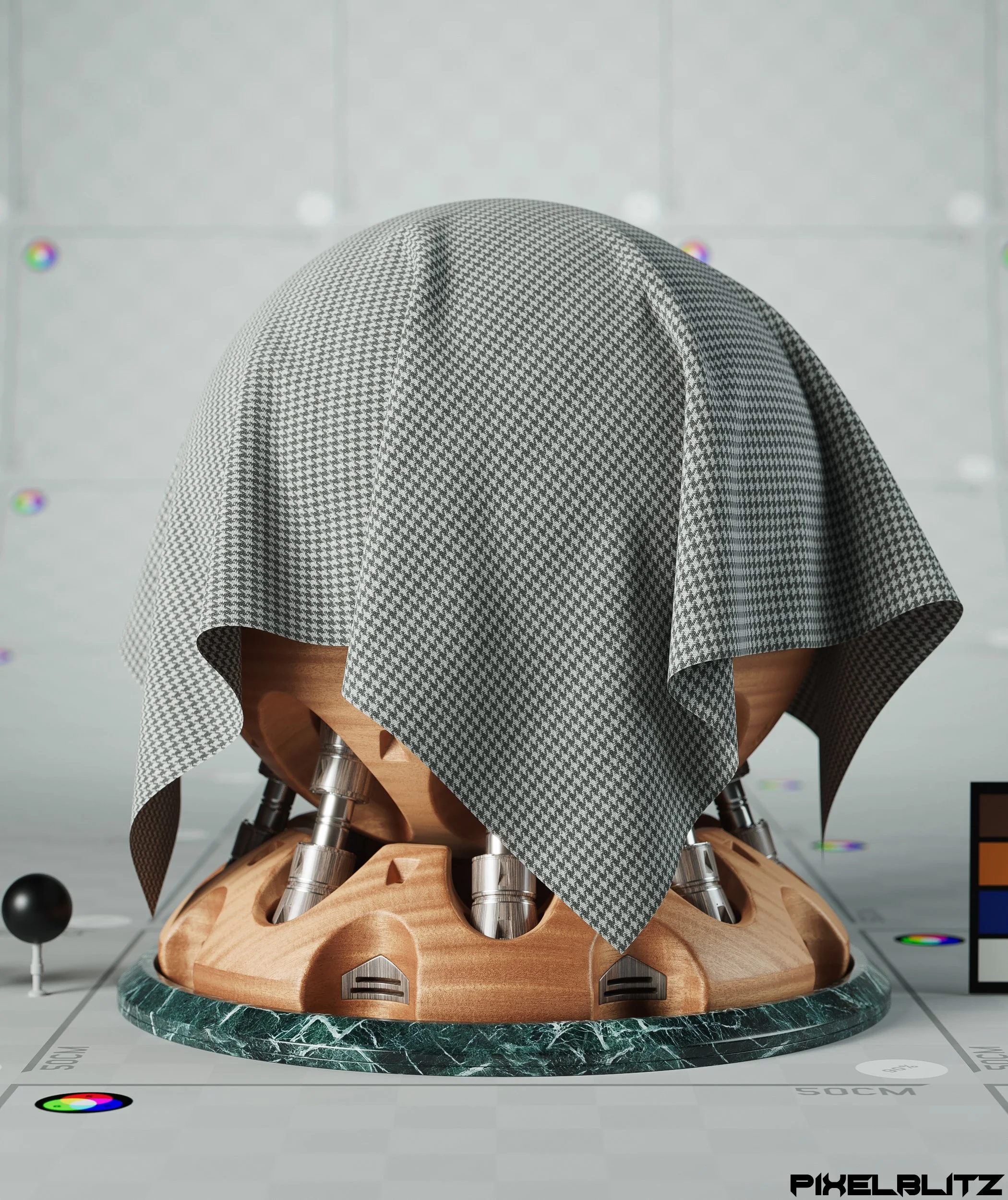 Warm Interior material study 3