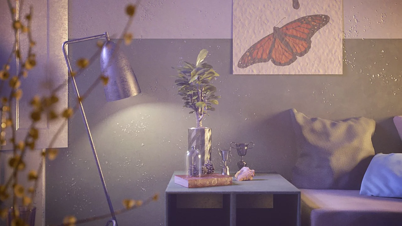 Interior render, lighting mode 01, additional view