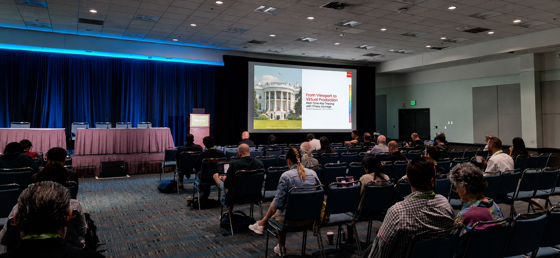 Audience during NVIDIA RTX Rendering Day at SIGGRAPH 2026