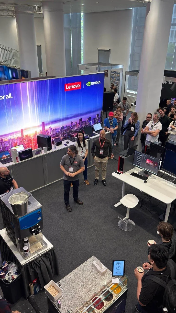 Hands-on demo area at FMX 2026