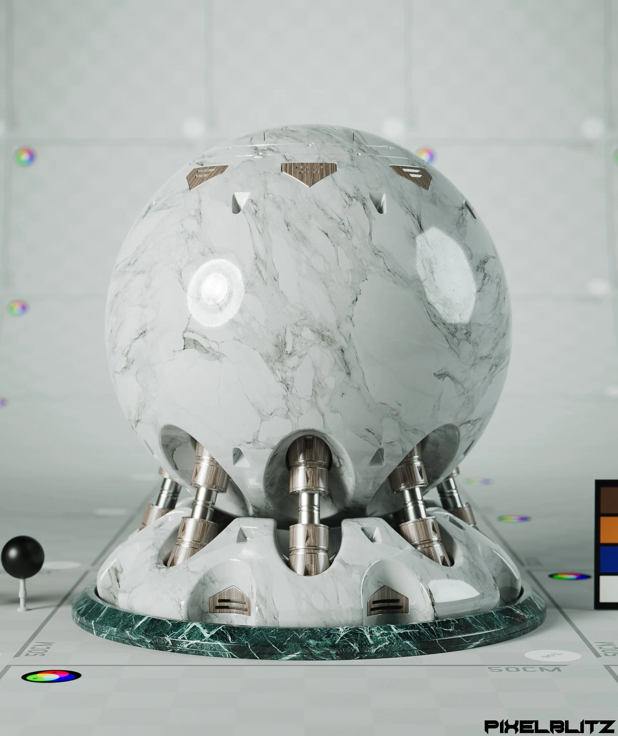 Warm Interior material study 2