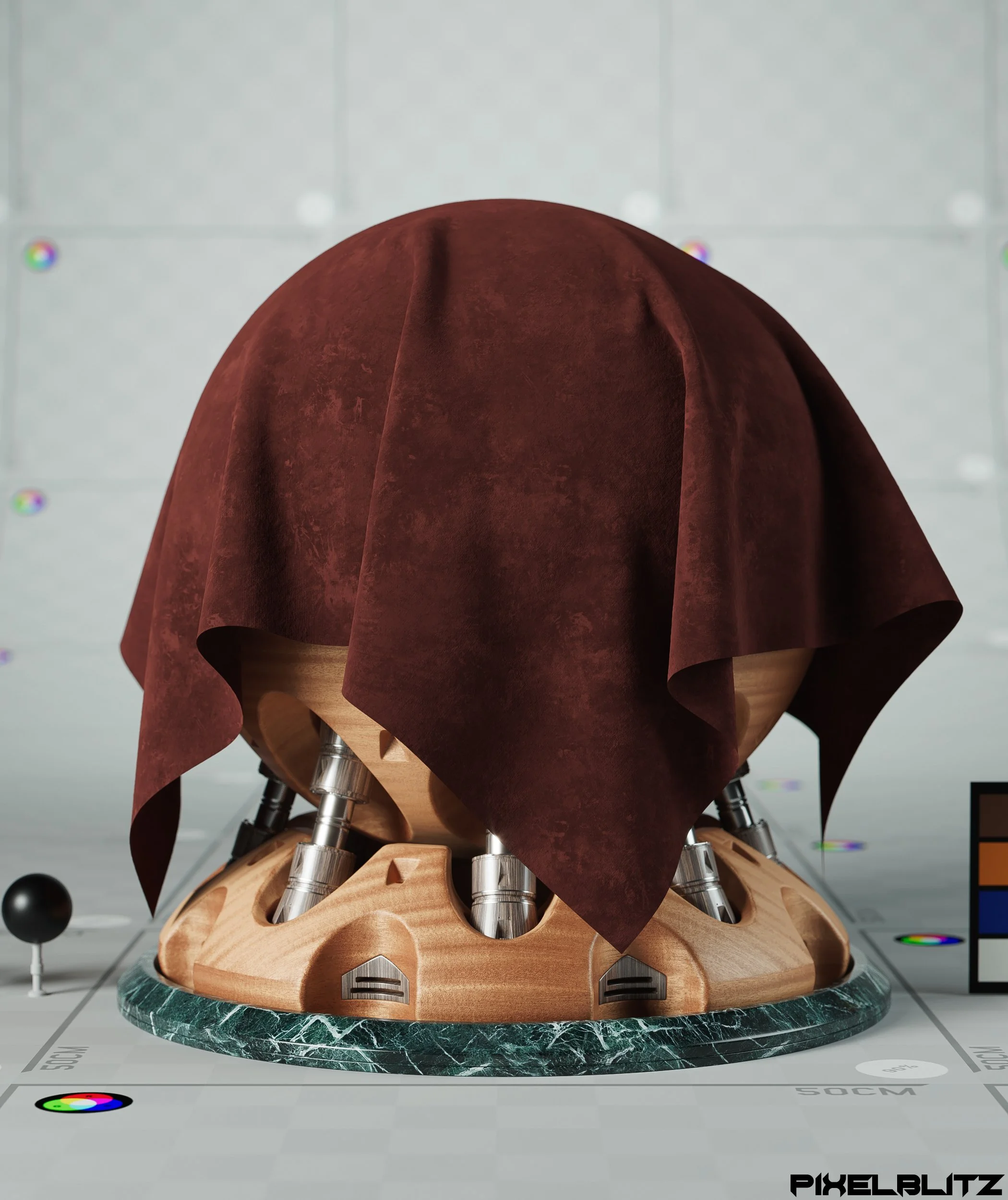 Warm Interior material study 5