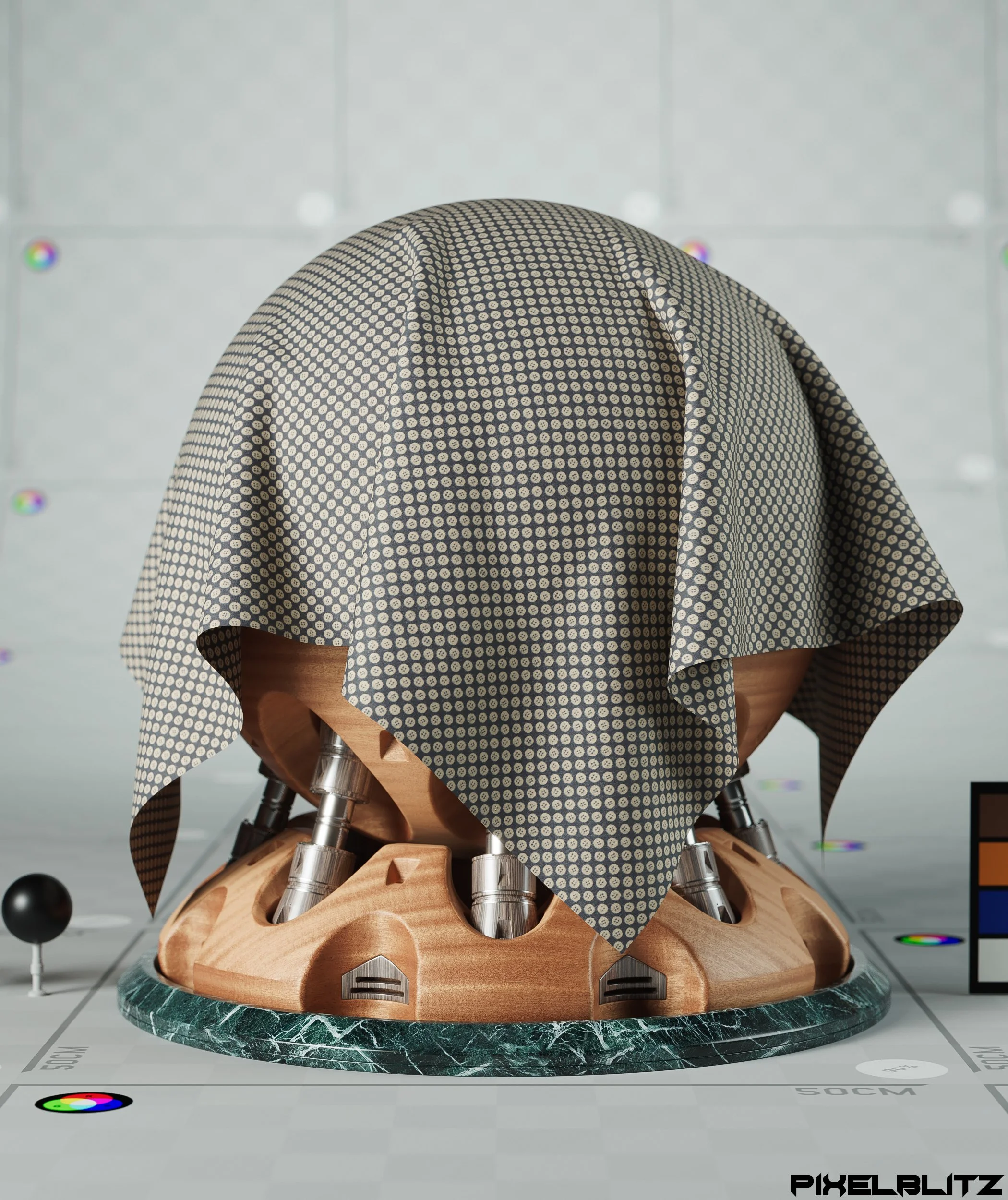 Warm Interior material study 4