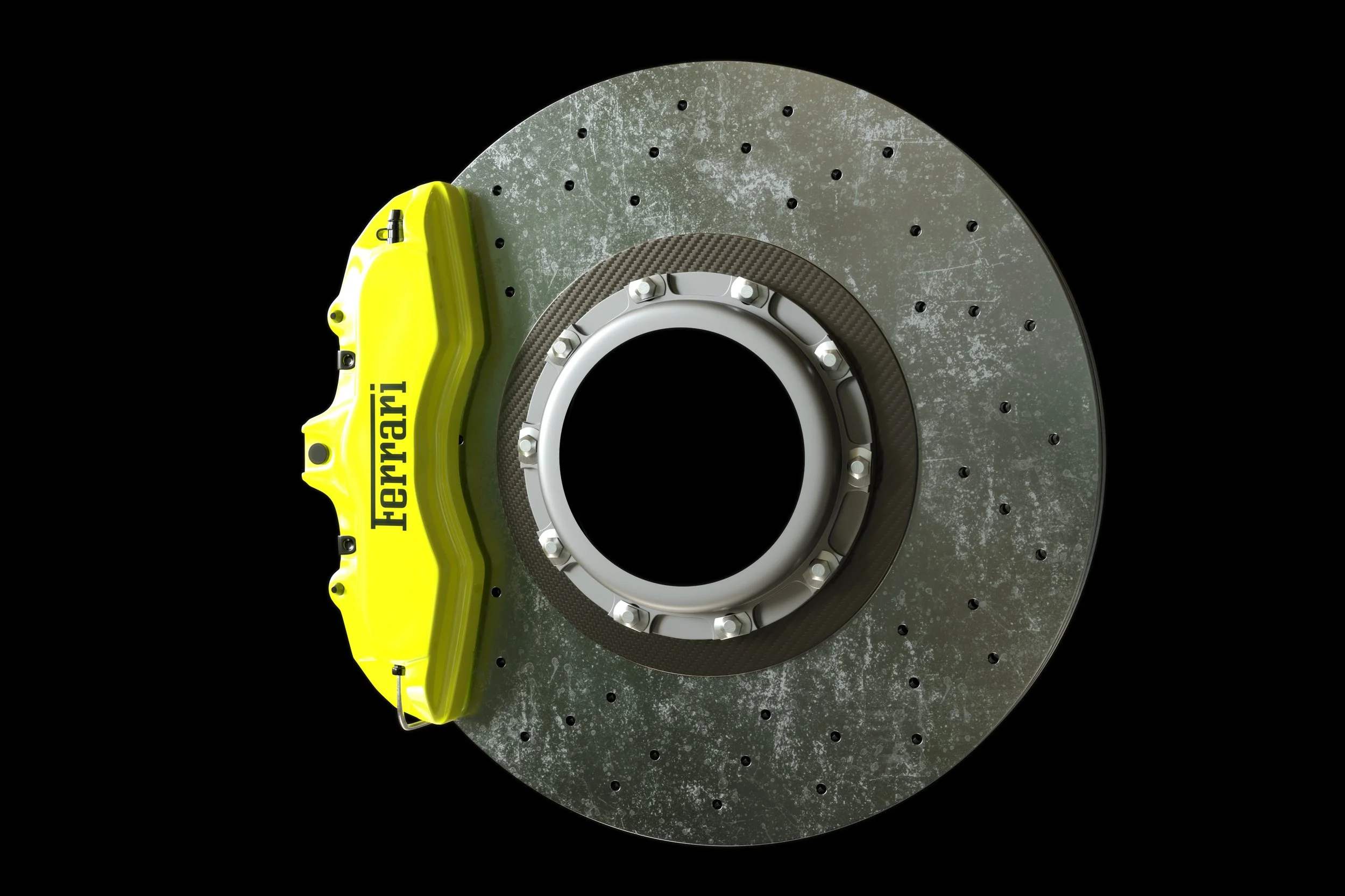 Ferrari brake system final render