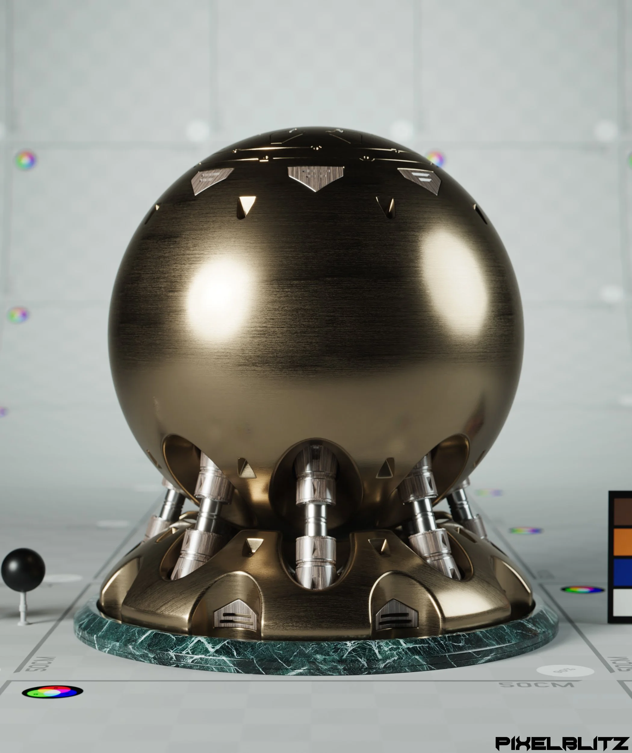 Warm Interior material study 1