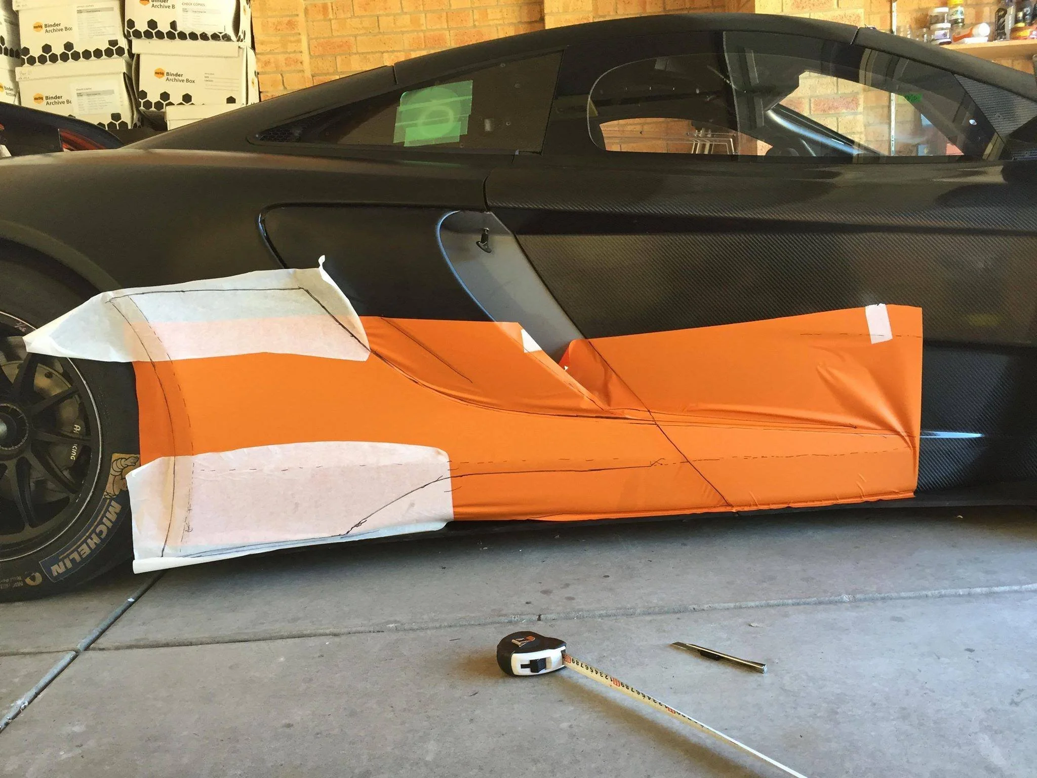 McLaren during hands-on work