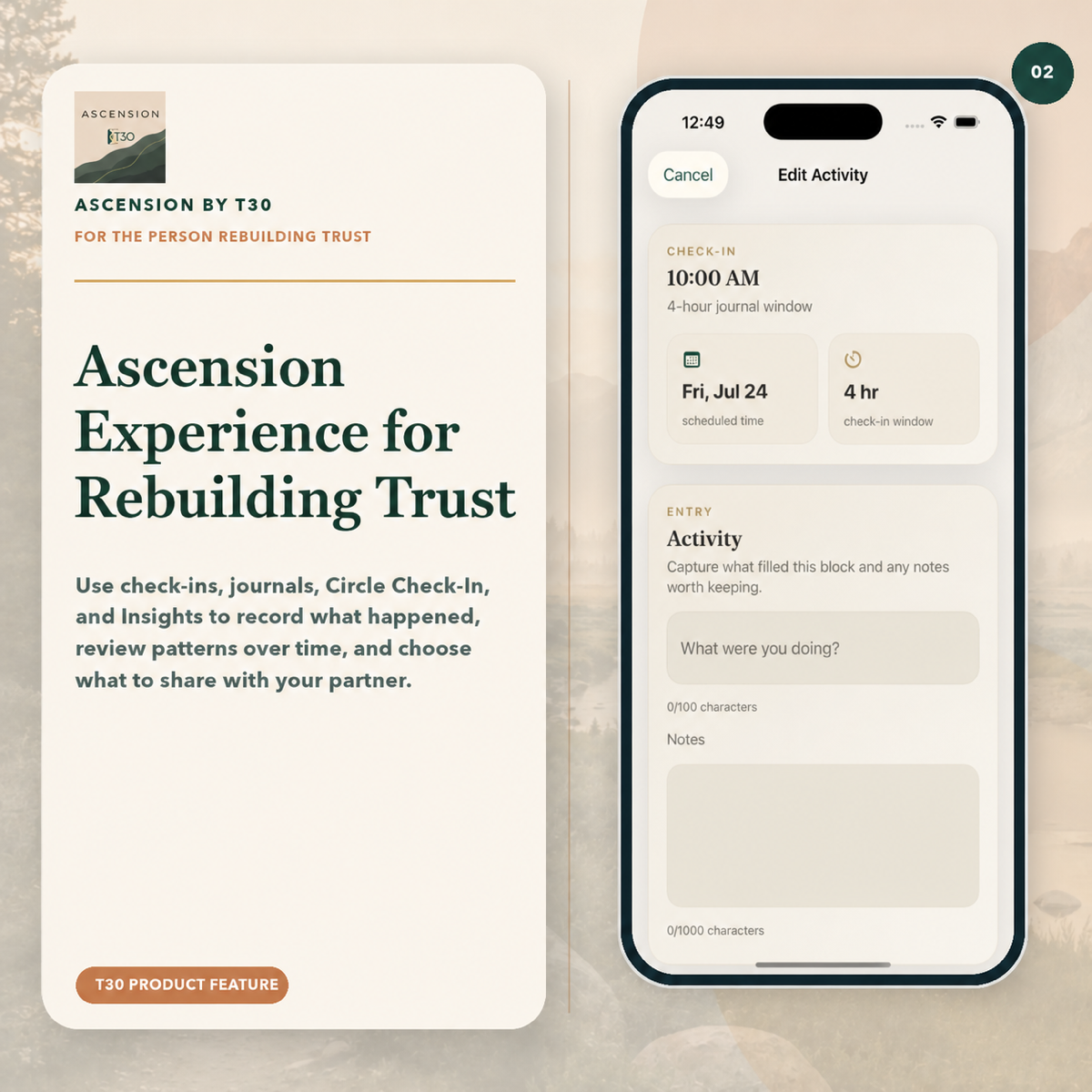 Ascension Experience for Rebuilding Trust