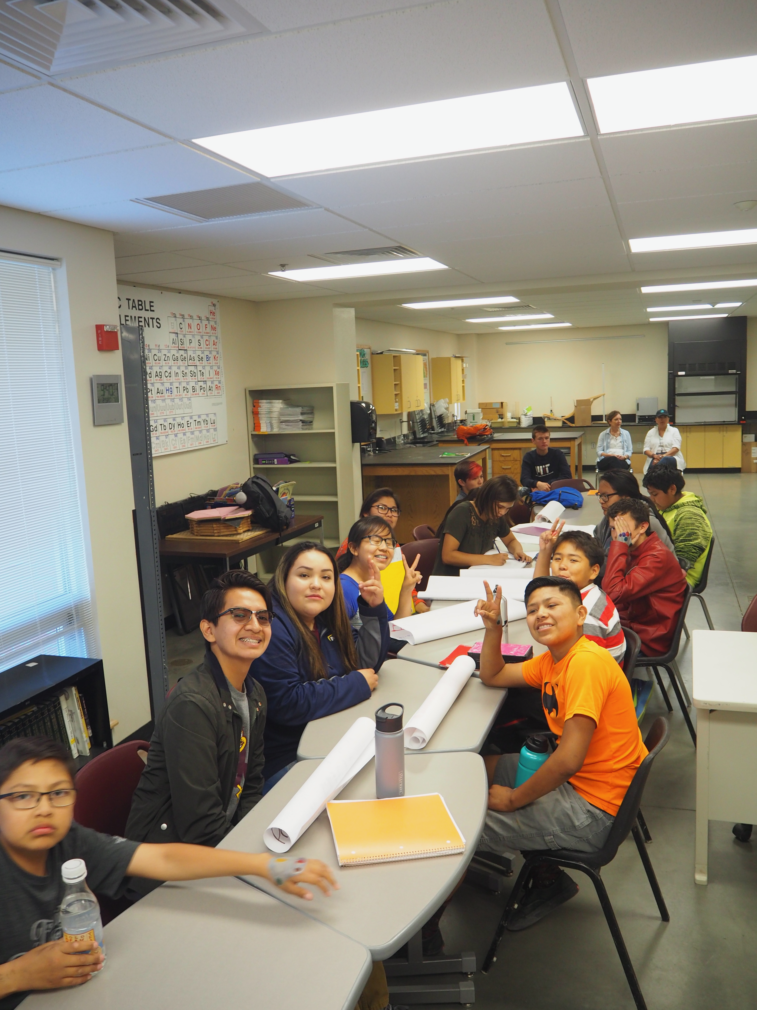 Students in classroom