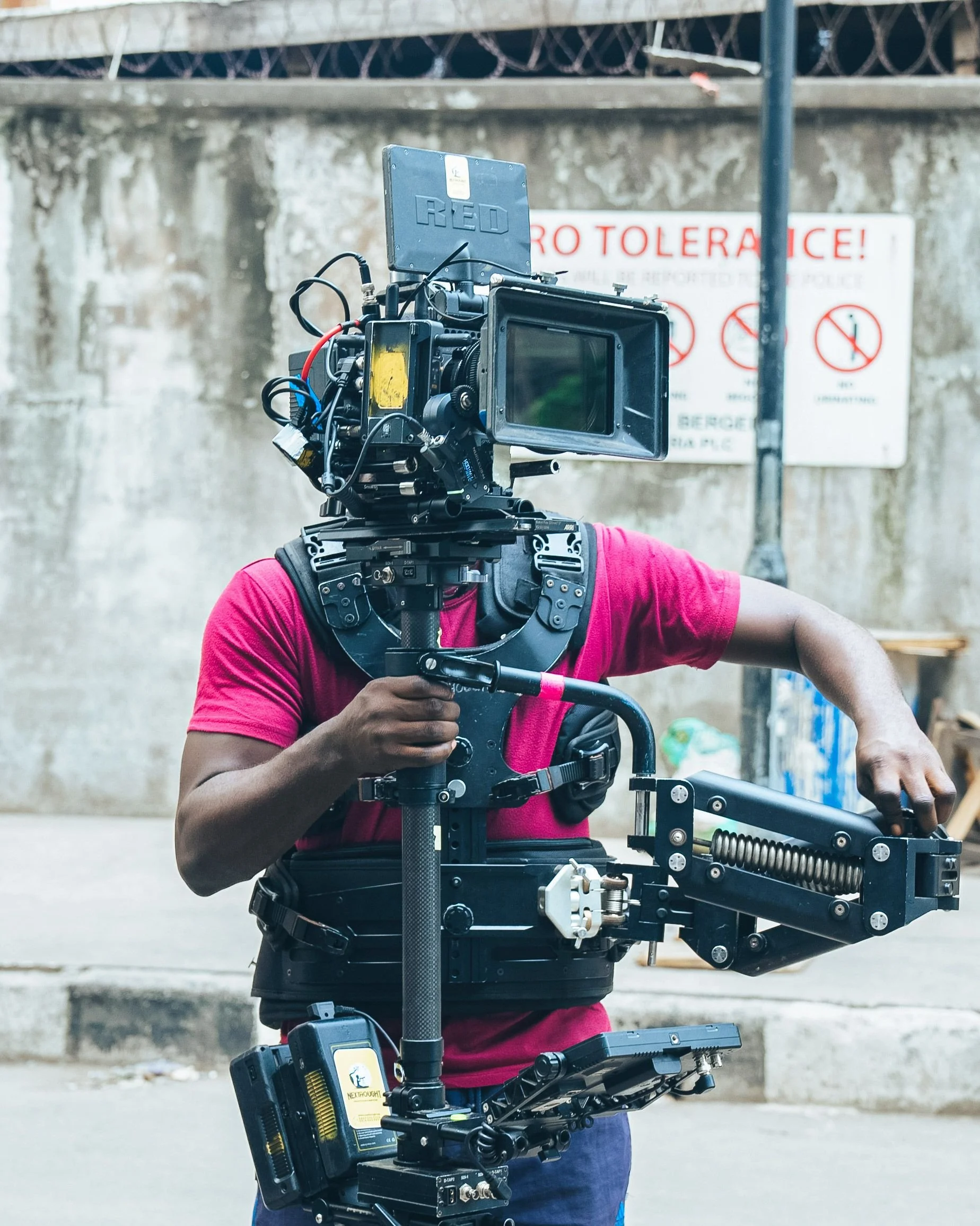 AfroLatino filmmaker participating in a film production