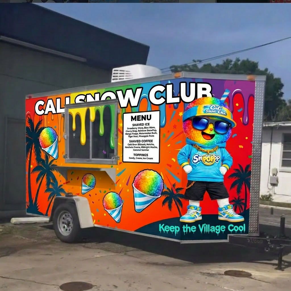 Cali Snow Club SnowPop trailer