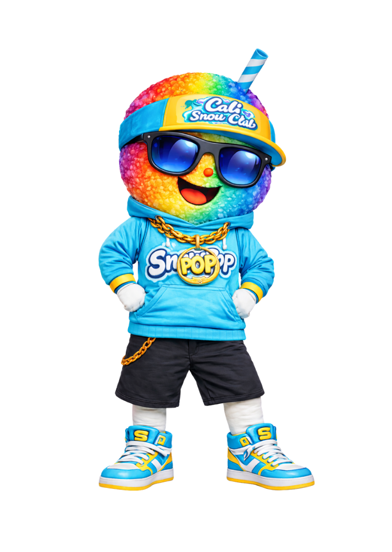 SnowPop mascot