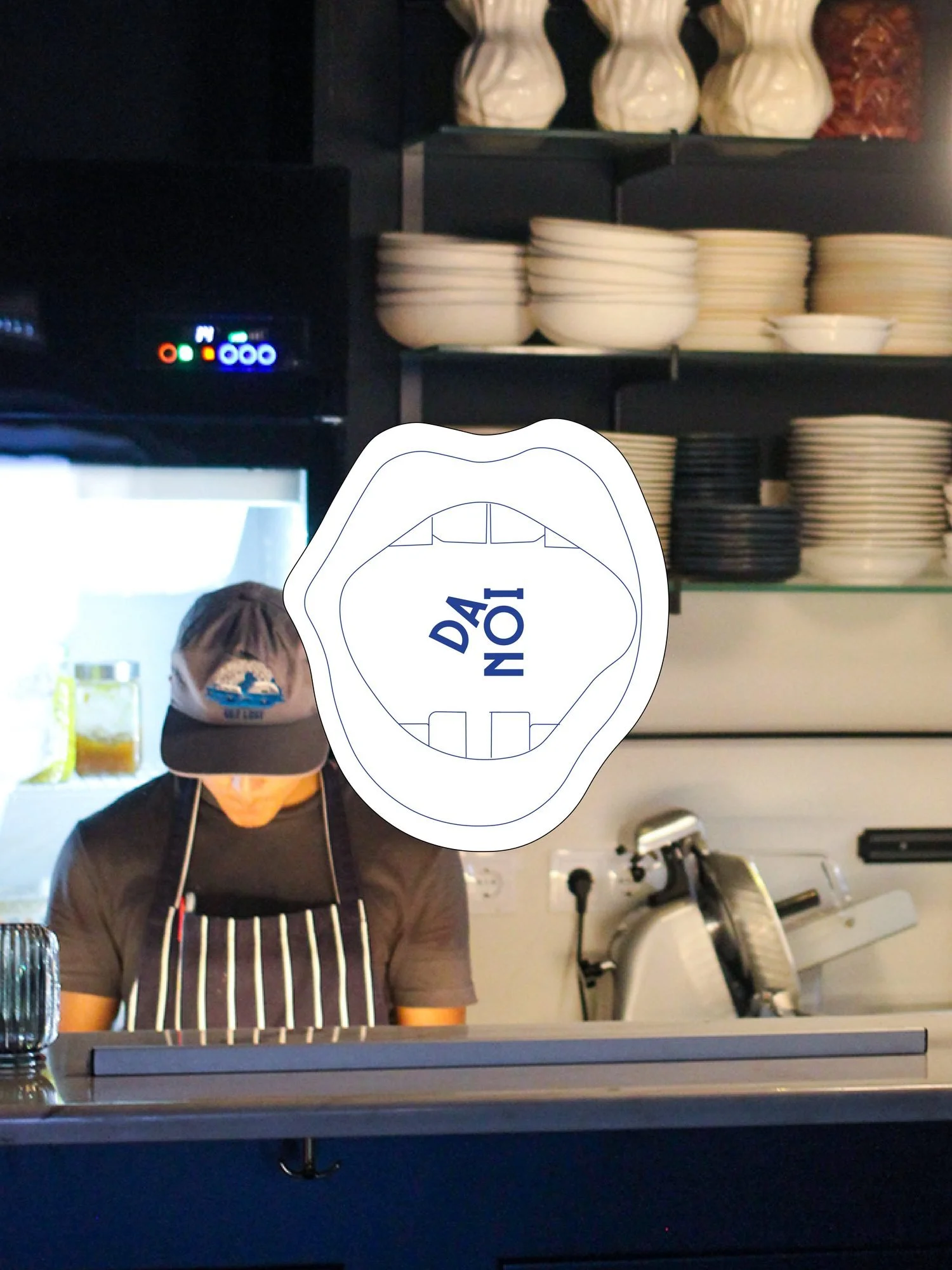 Da Noi restaurant open kitchen chef Lisbon