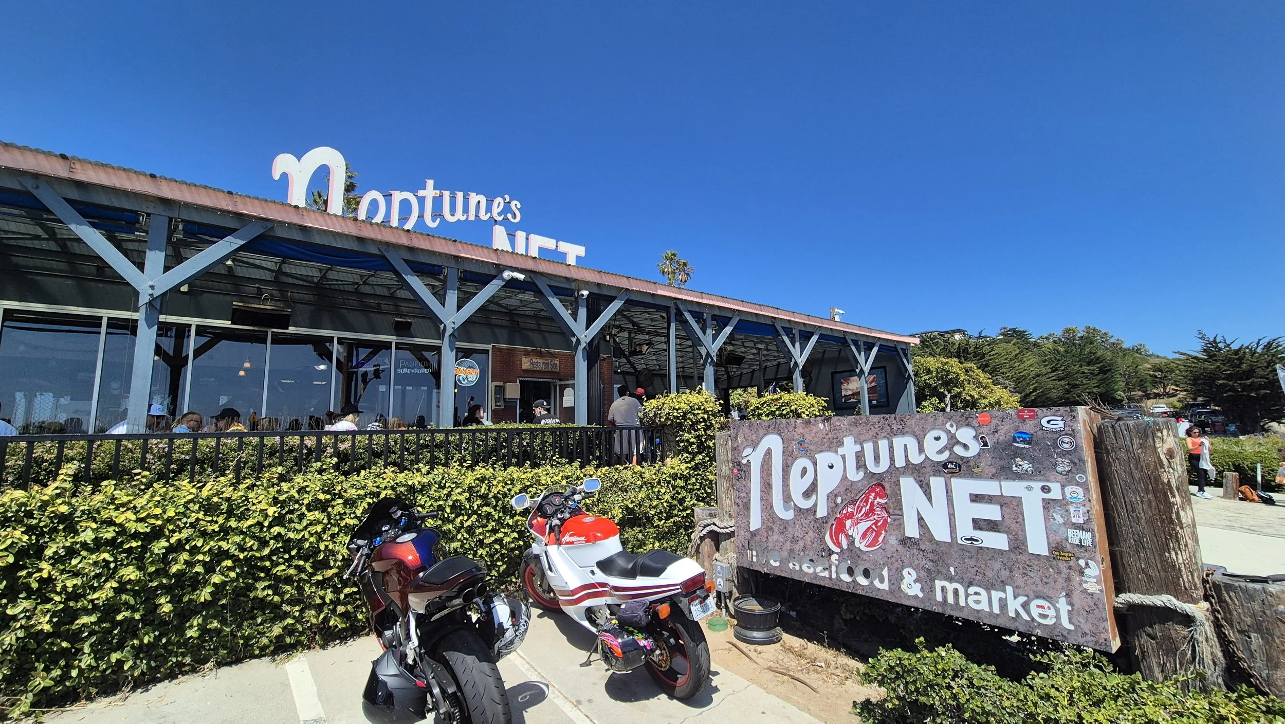 Neptune's Net, Travelling Pandas in Los Angeles