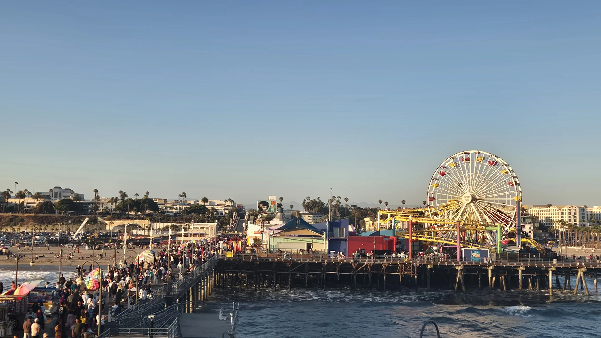 Santa Monica Pier, Travelling Pandas in Los Angeles