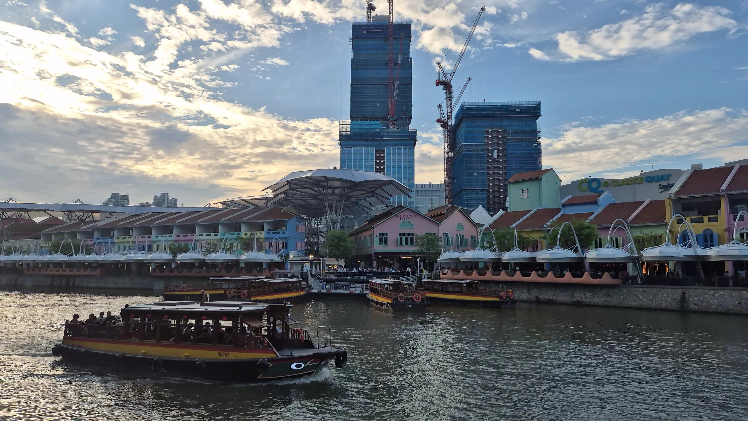 Clarke Quay , Travelling Pandas in Singapore
