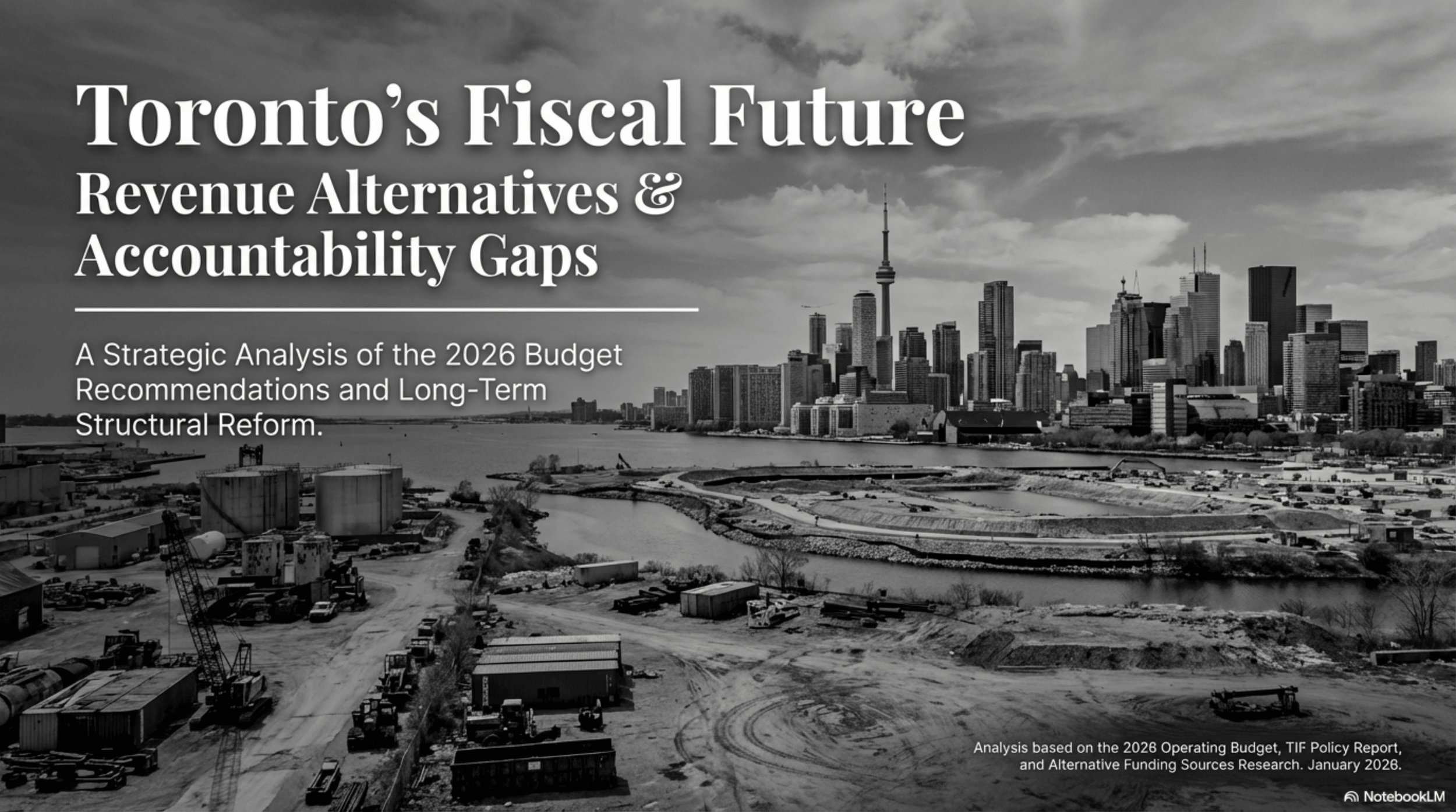 Toronto's Fiscal Future — Revenue Alternatives and Accountability Gaps