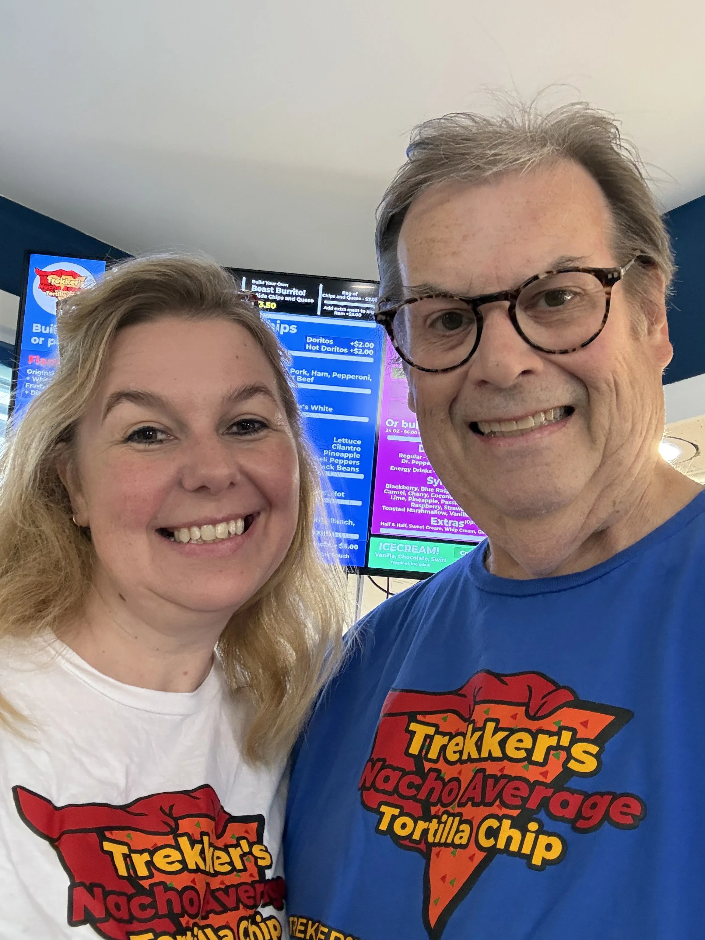 Chuck and Bev Black, owners of Trekkers Nacho Average