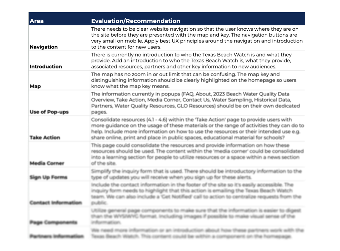 Slides from the discovery call presentation with APA