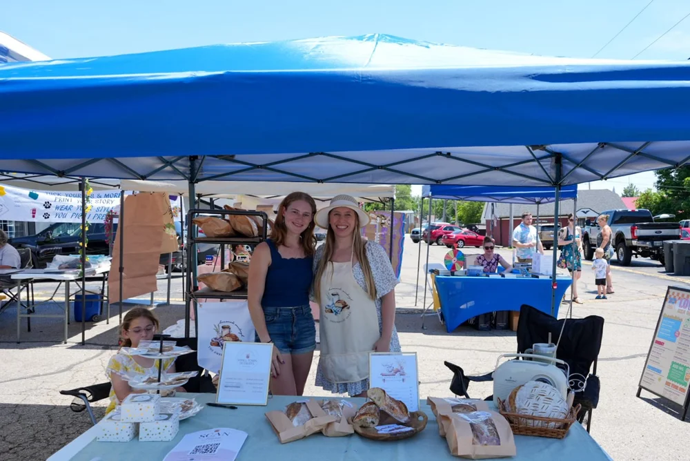 Local makers at their Vendors Day booth