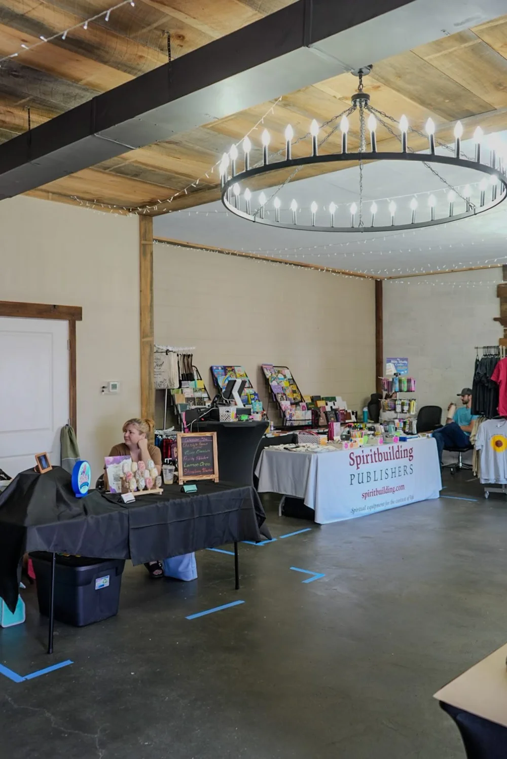 Local vendors and guests filling the venue on Local Vendors Day
