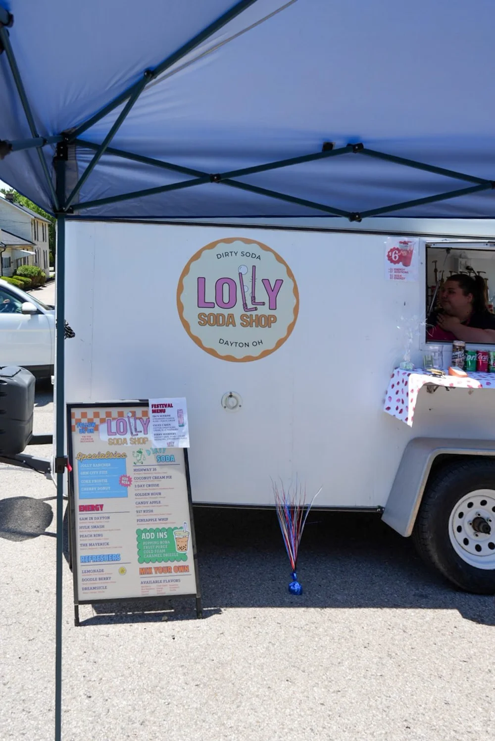Vendor trailer at Local Vendors Day