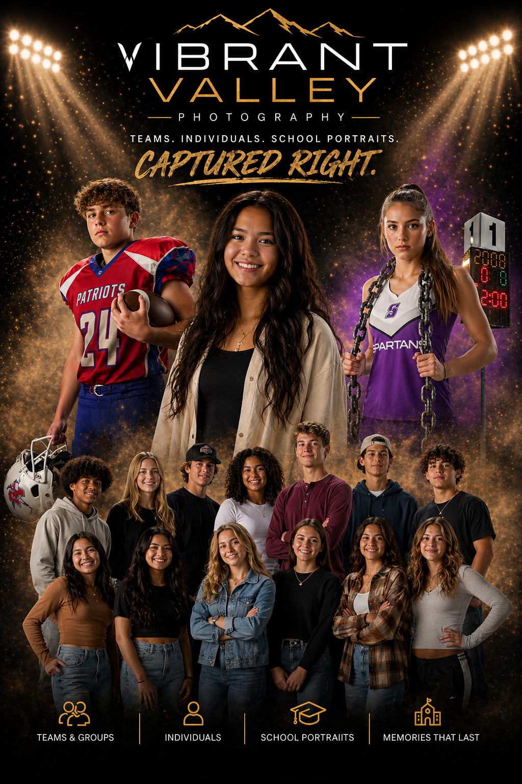 School portrait photography San Luis Valley Colorado