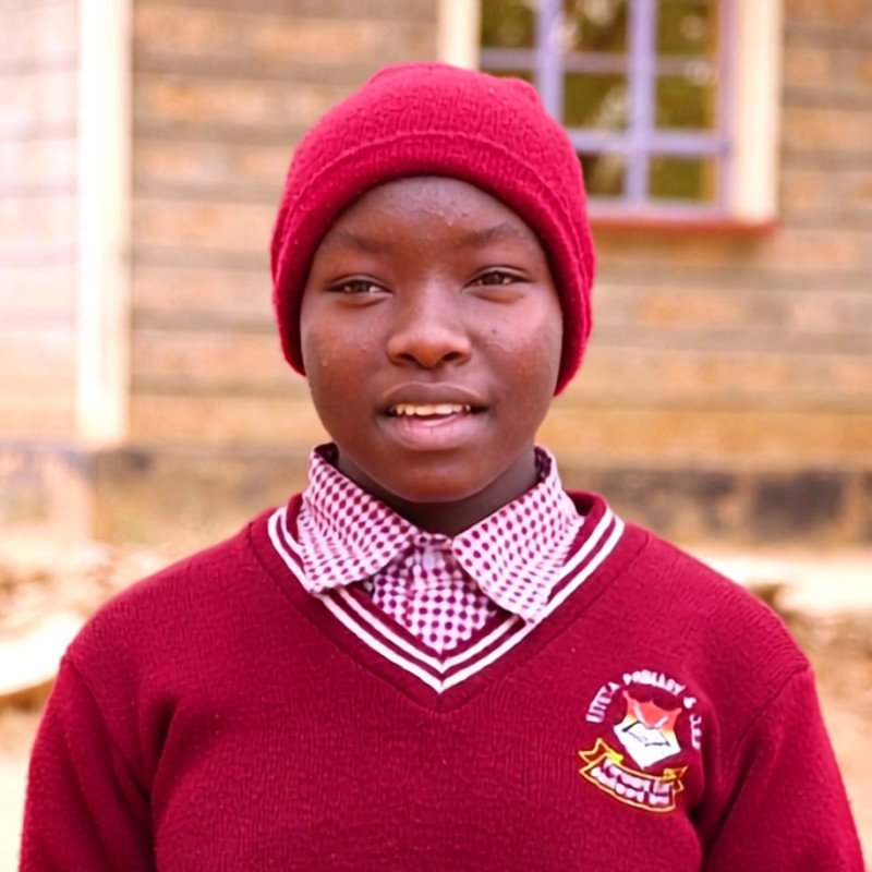 Sarah at Kiteta Primary School