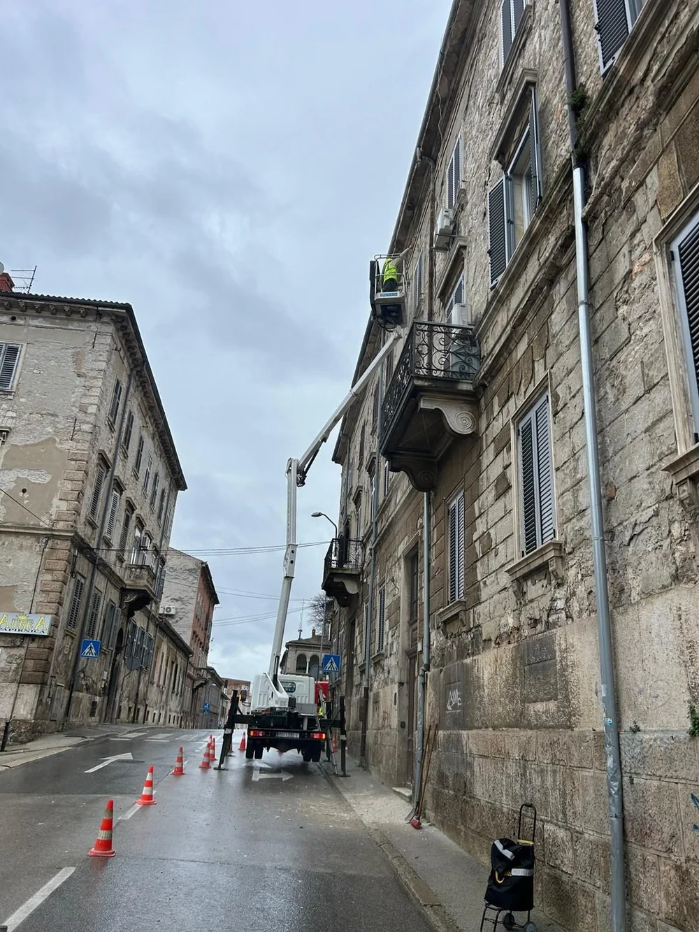 Obnova fasade u centru Pule