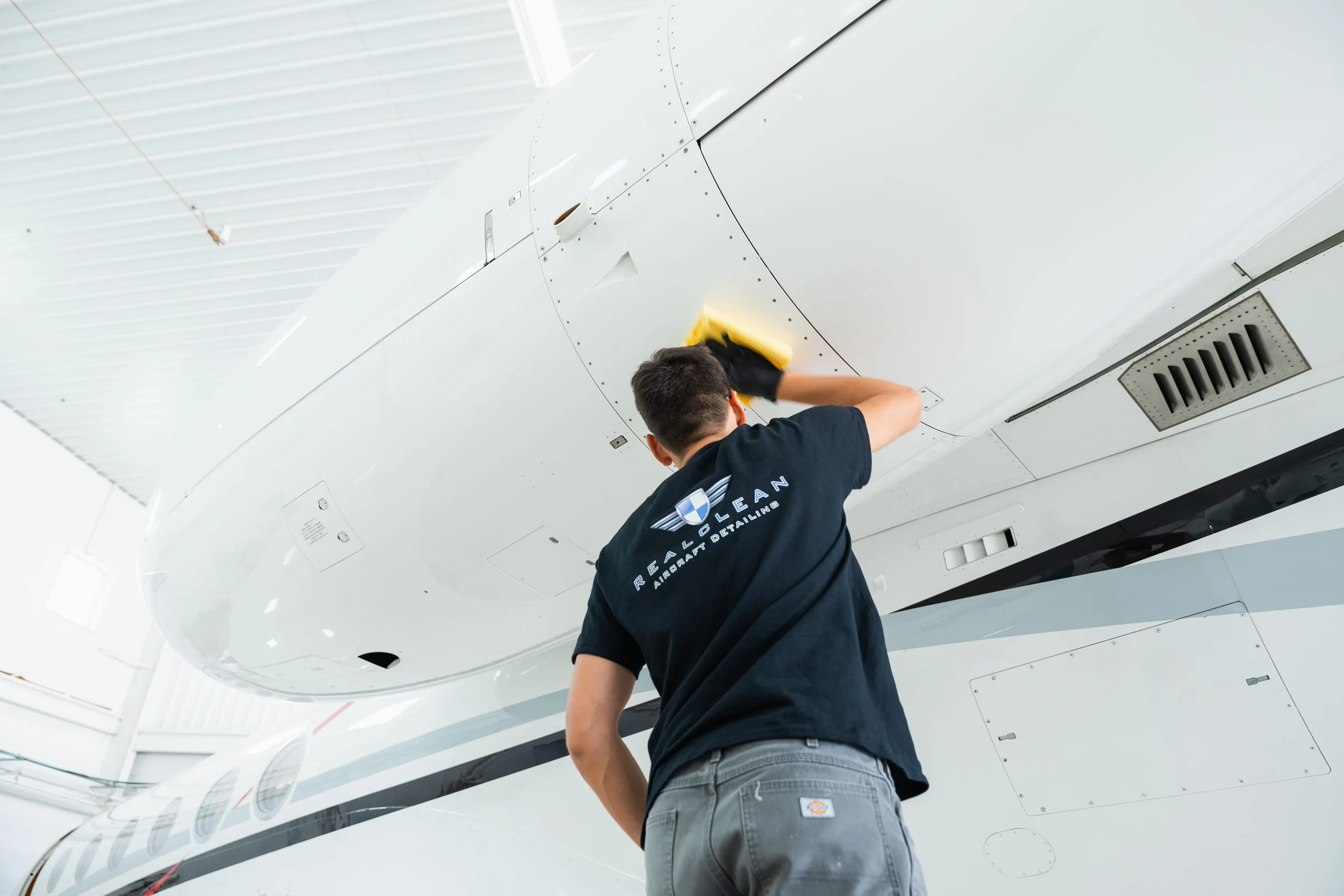 Aircraft after paint revitalization