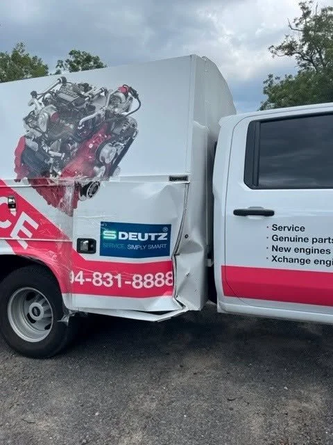Before - service body refinish Jacksonville FL
