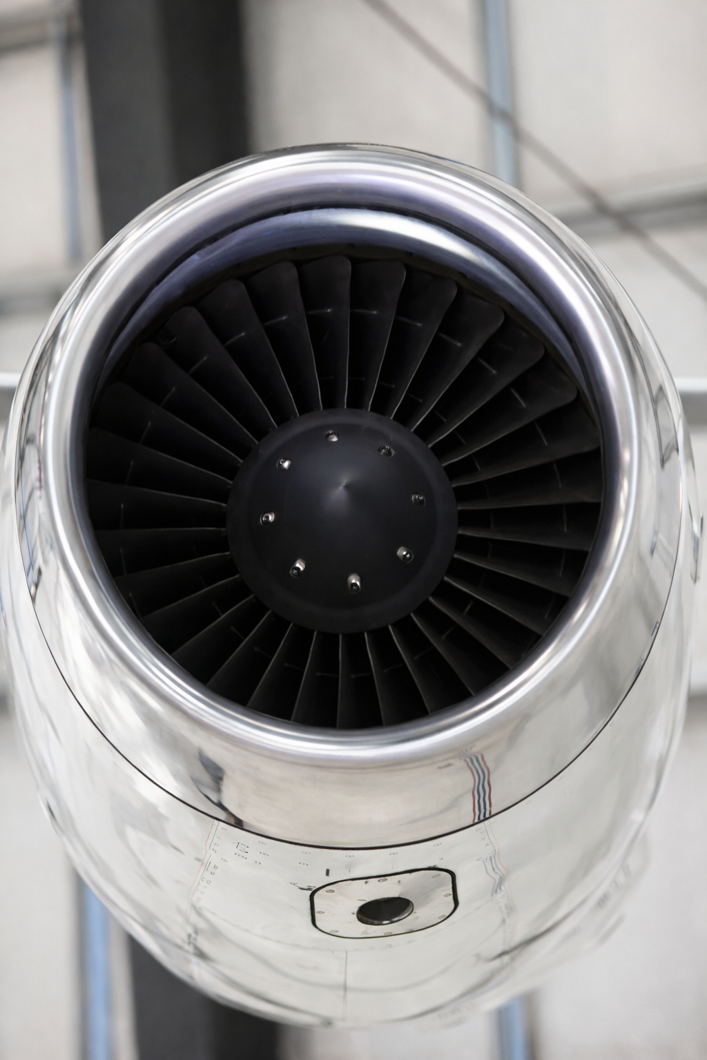Polished engine inlet lip