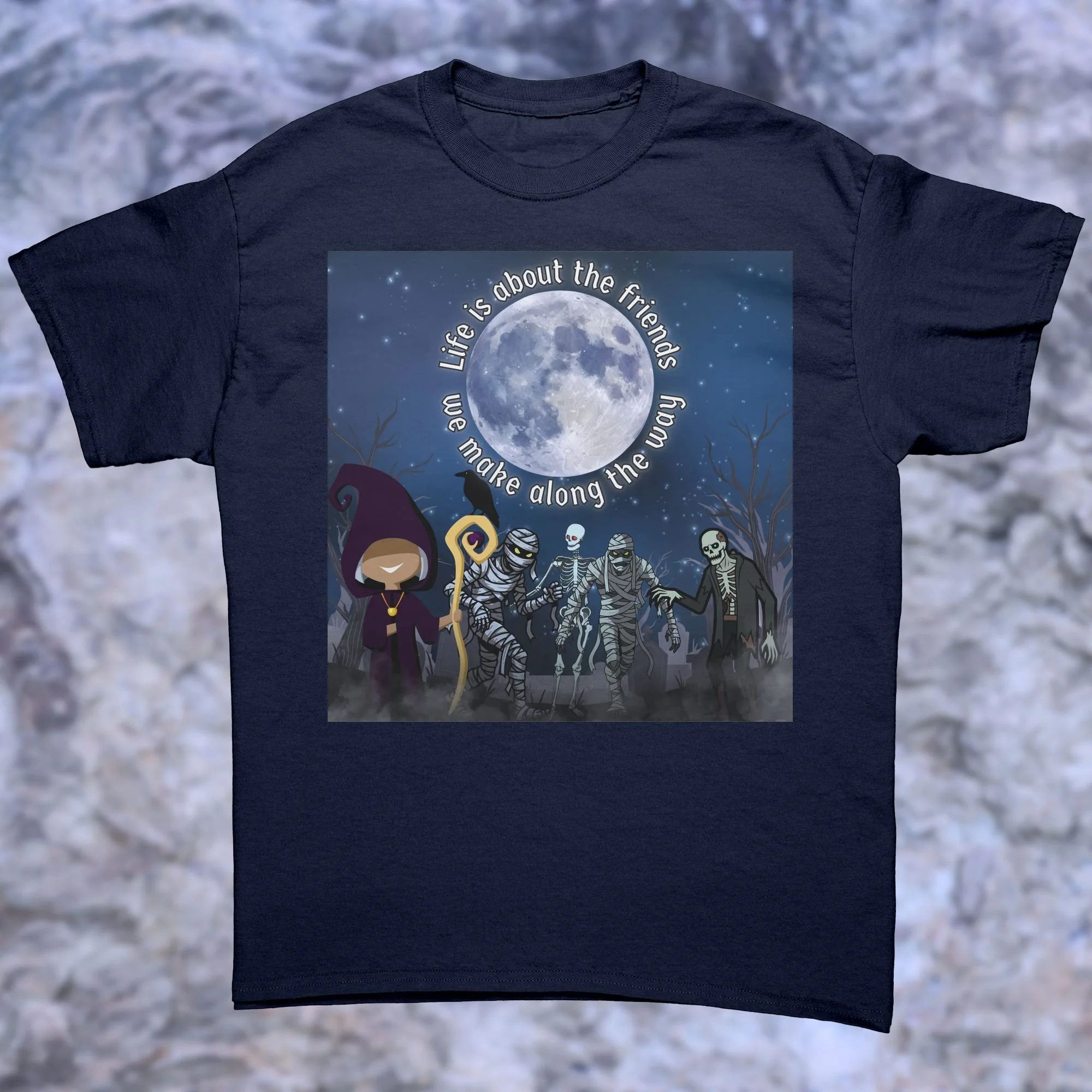 Dice Squirrel Navy Shirt