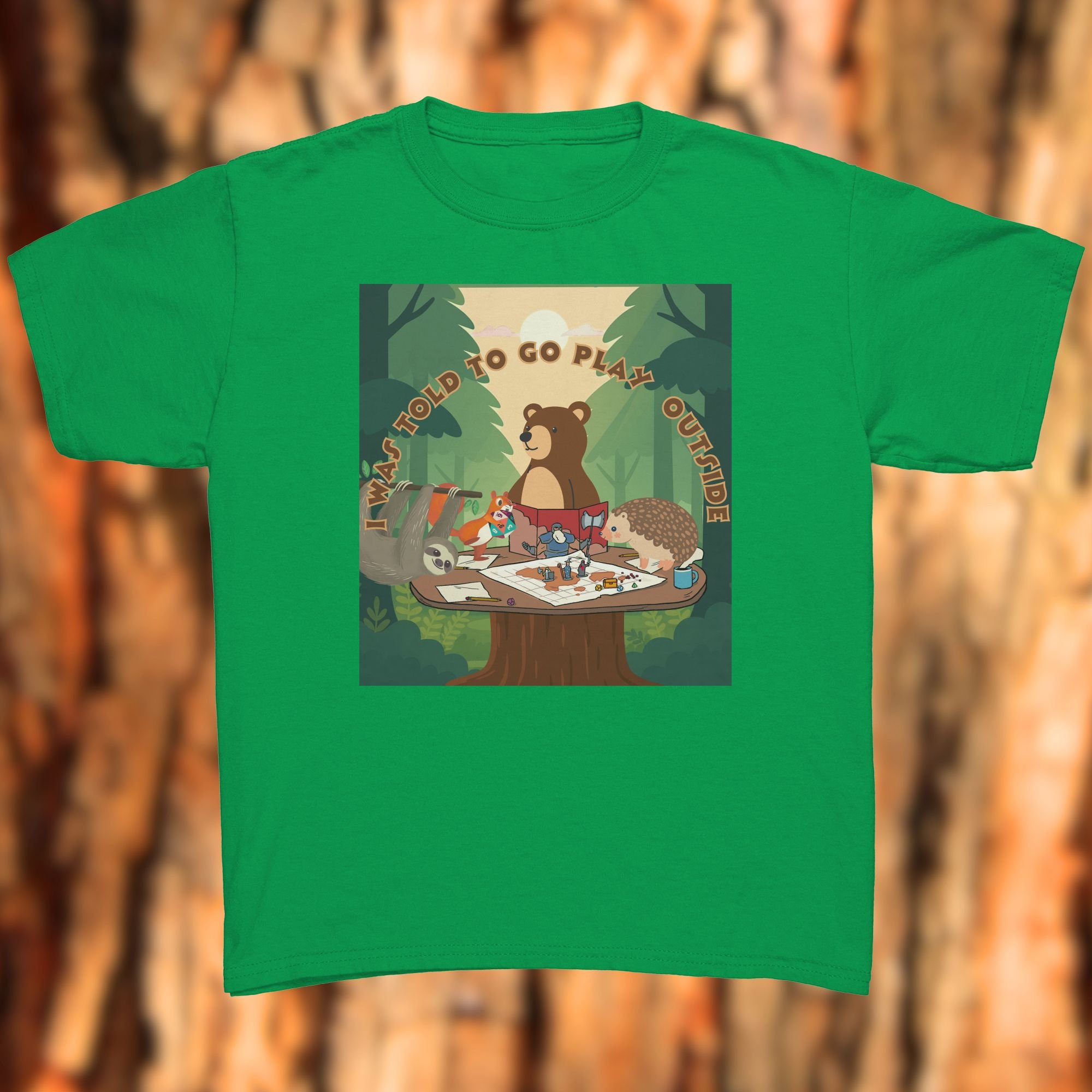Play Outside Youth Irish Green Shirt
