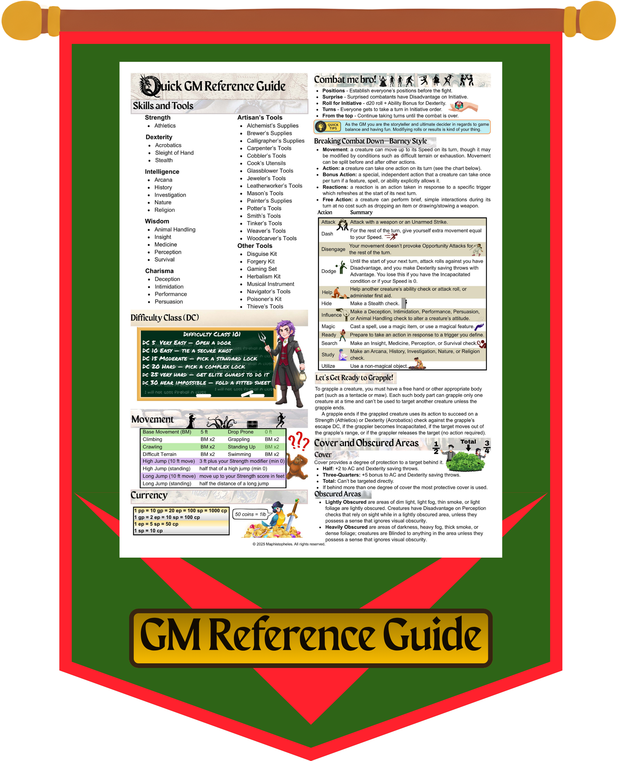 GM Reference Guide button