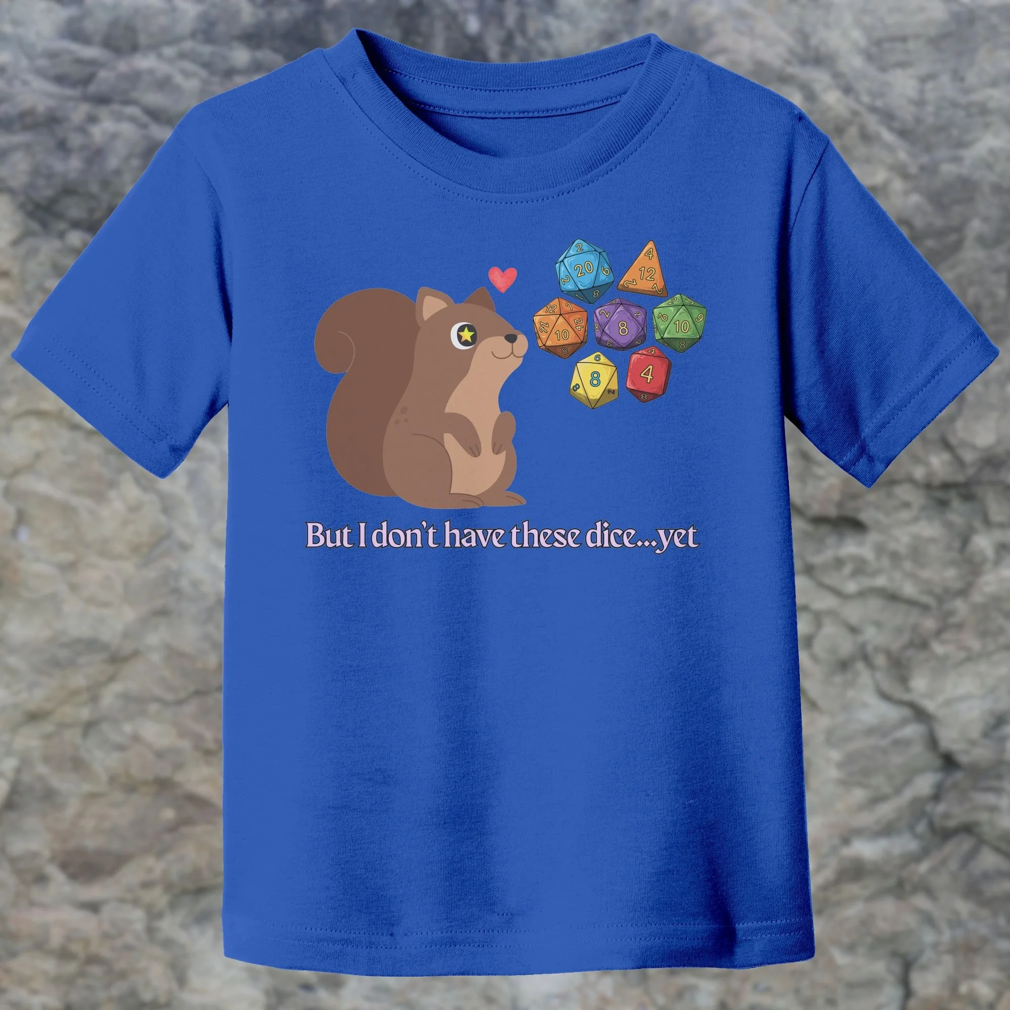 Dice Squirrel Royal Toddlers Shirt