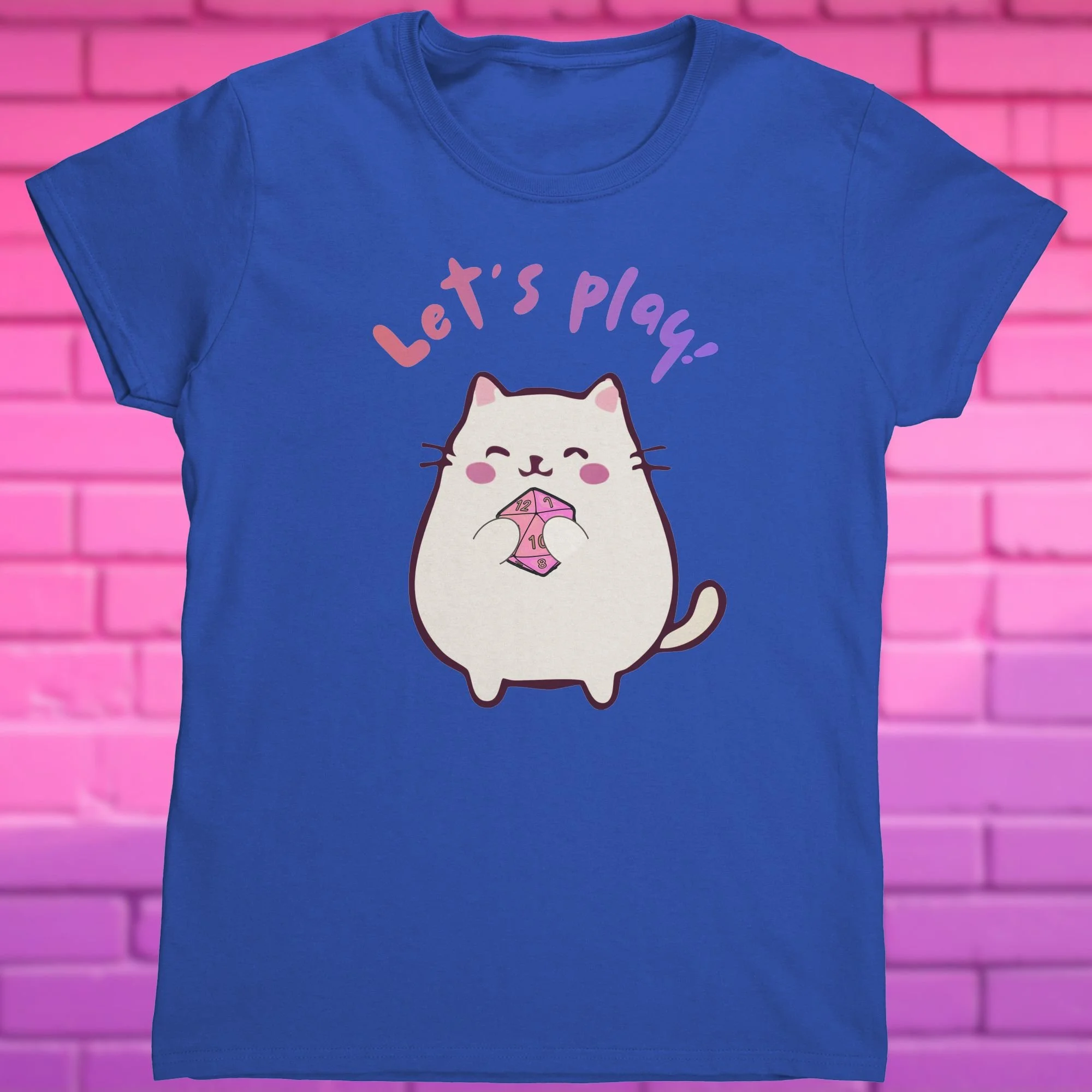 Let's Play Royal Blue Women's Tee