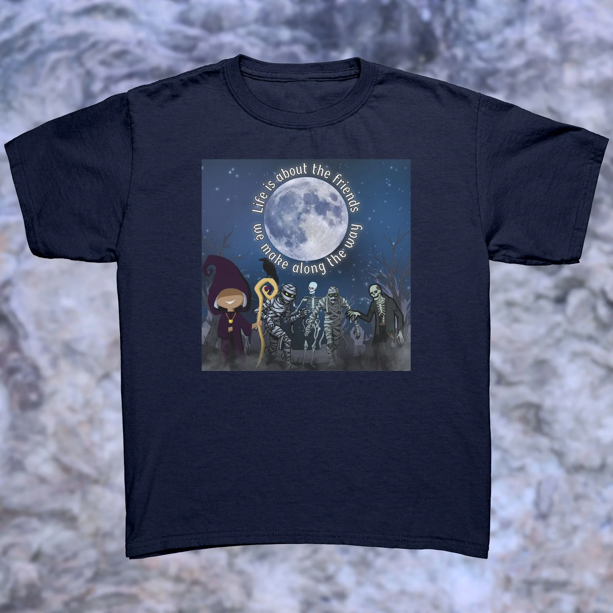 Making Friends Youth Navy Shirt
