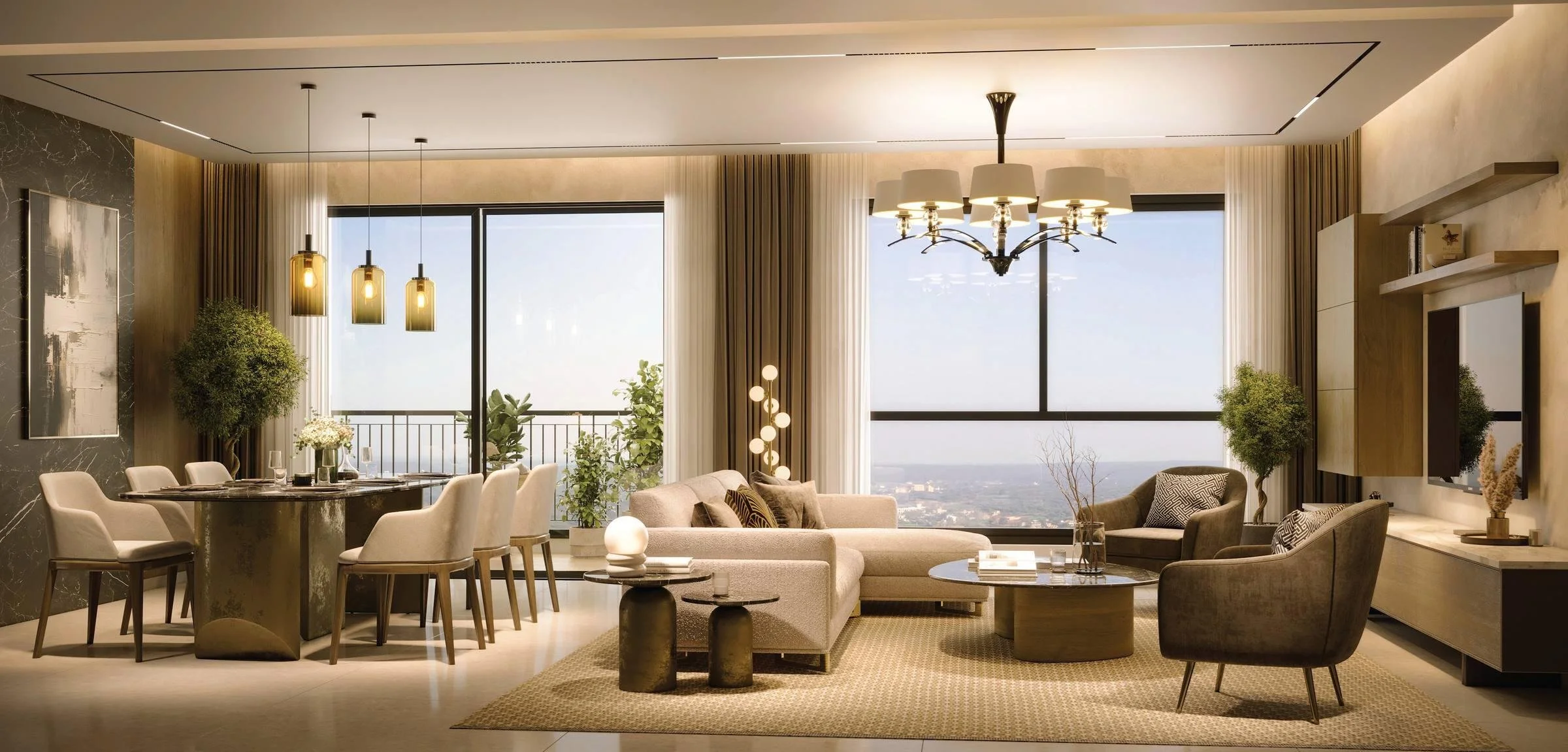 Grand Living Spaces Interior