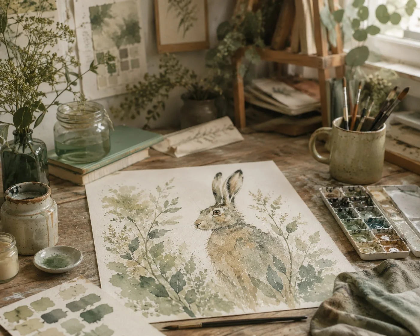 Therapy room interior at The Blue Hare Therapy