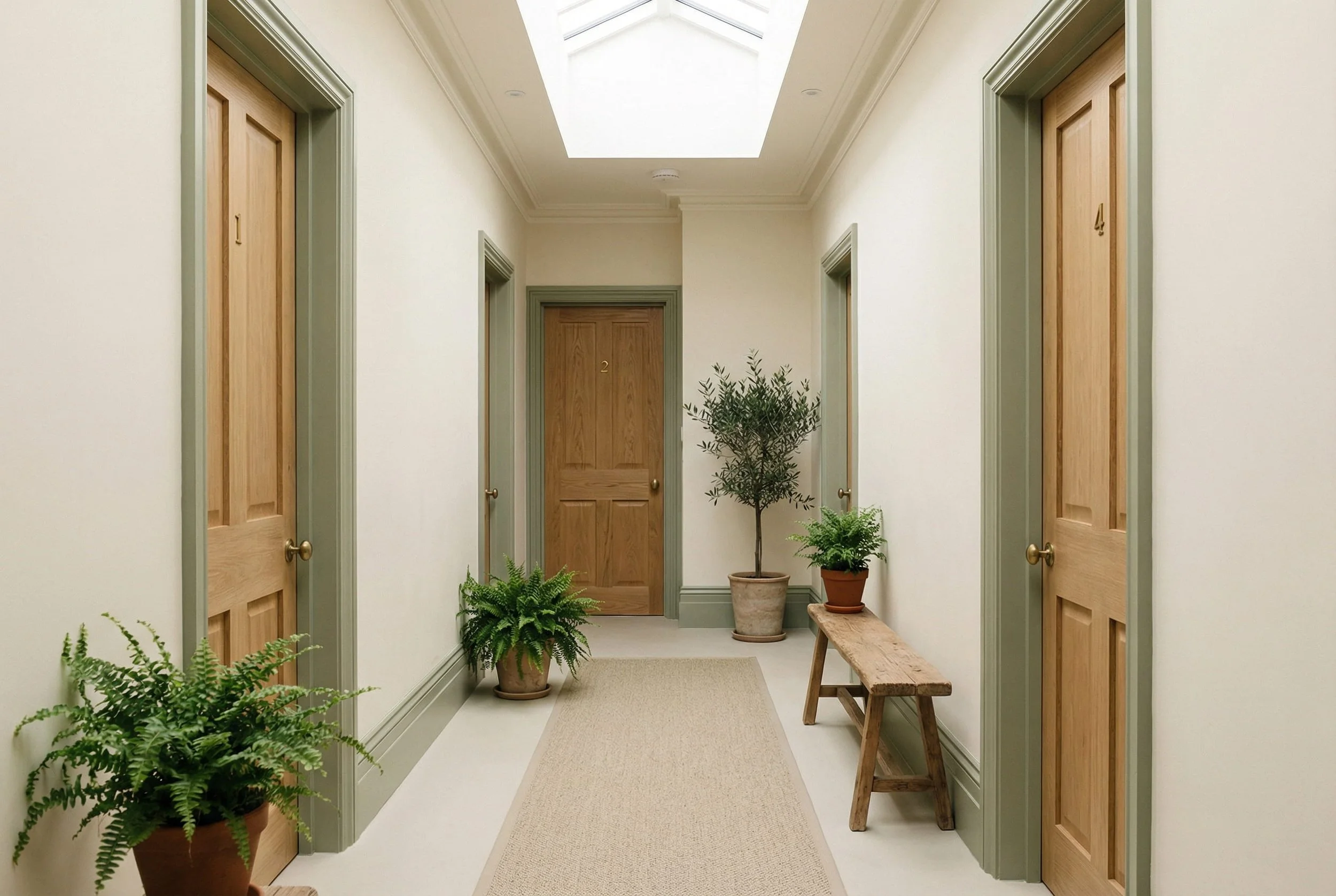 Therapy rooms corridor at The Blue Hare Therapy