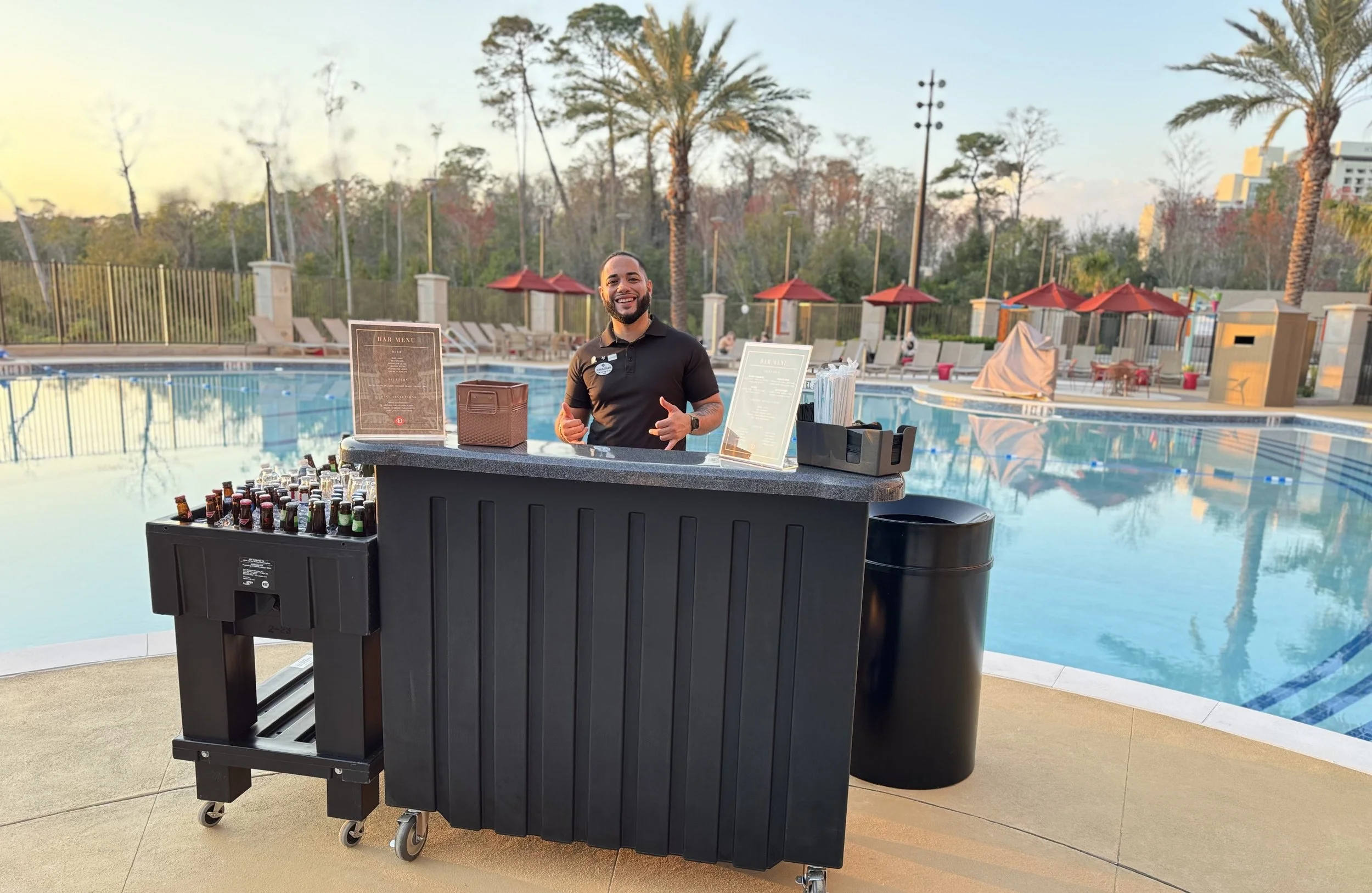 Poolside Bartending Drury Plaza Hotel