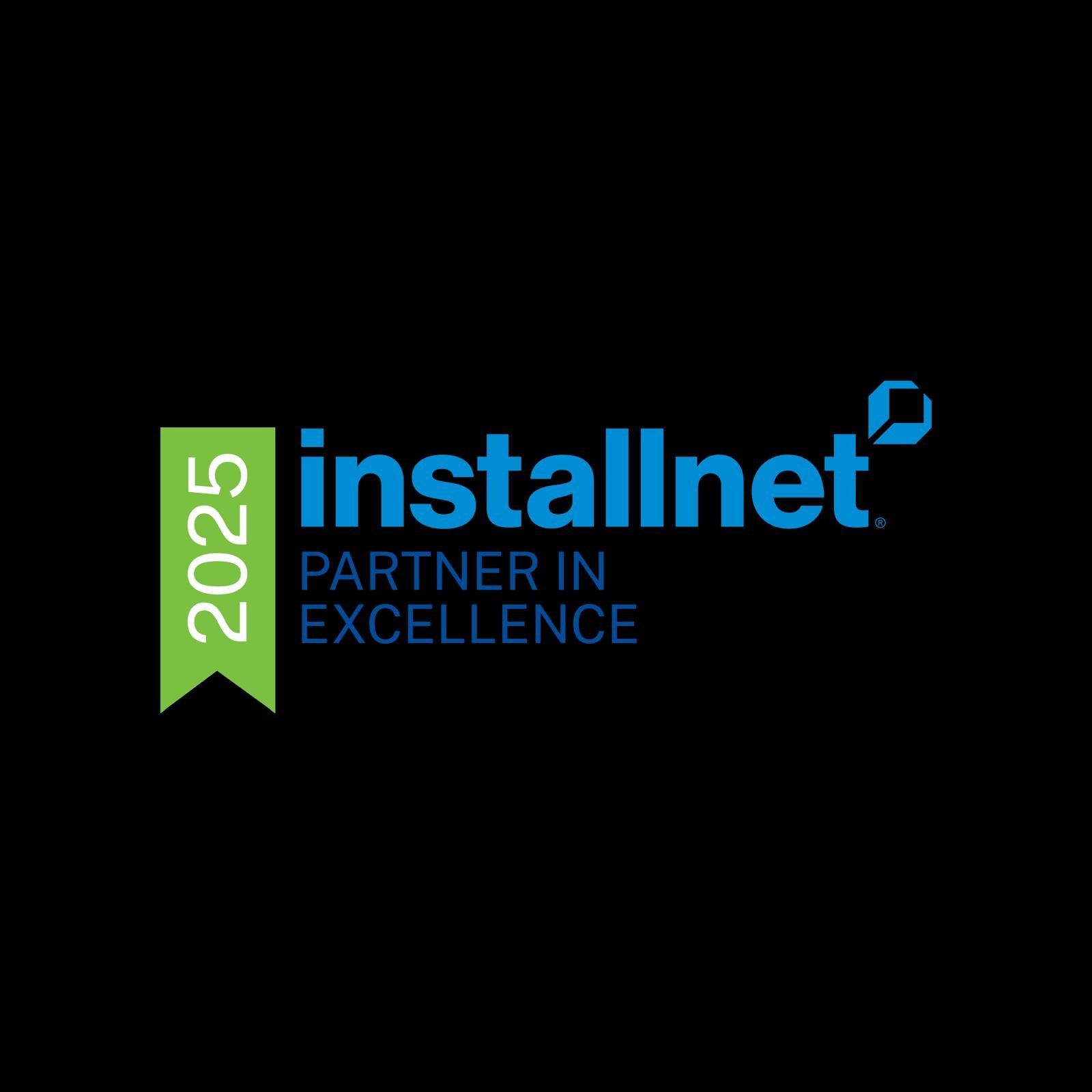 Installnet Partner in Excellence 2025 recognition