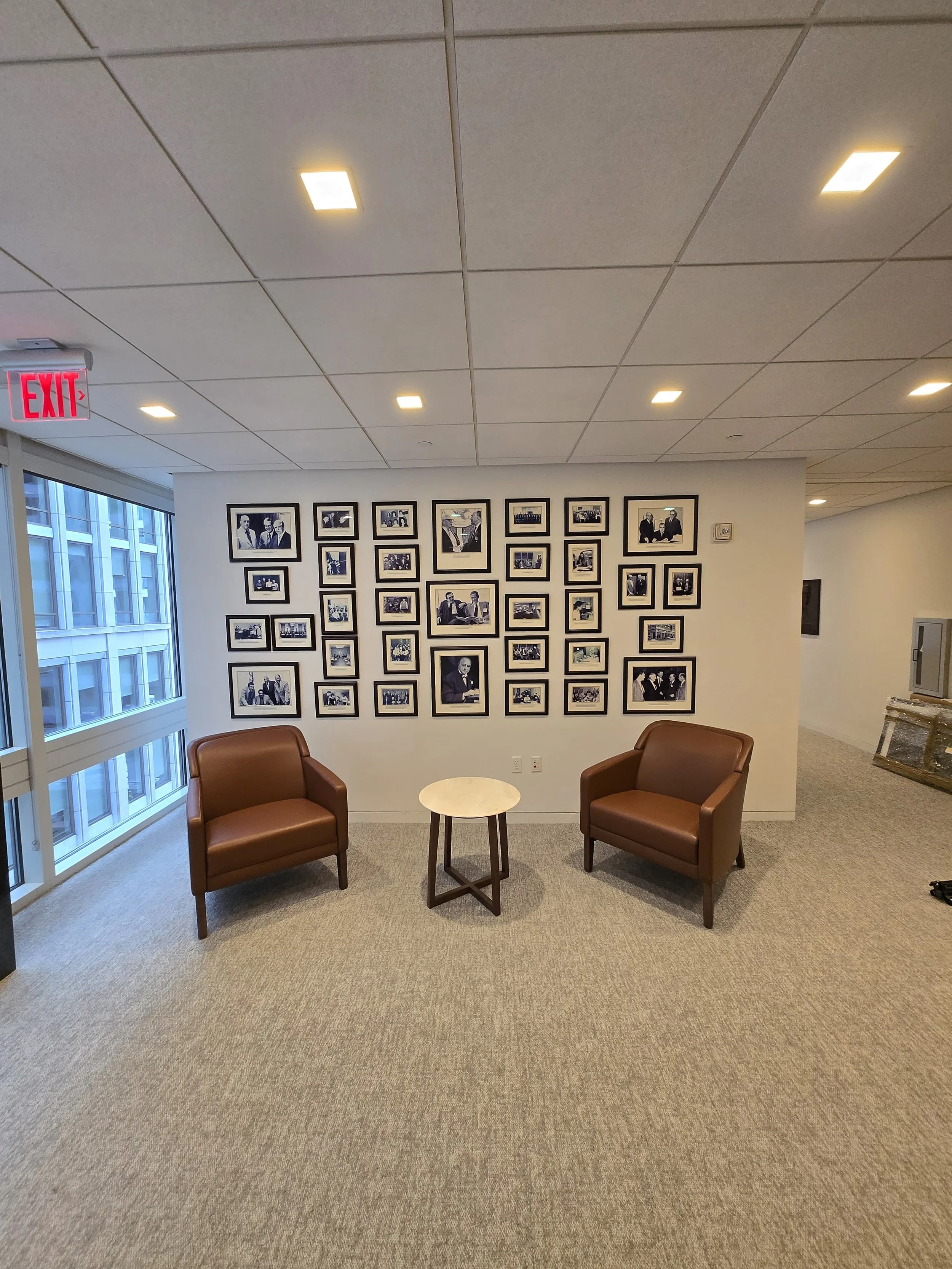USSI commercial furniture installation project in the DMV