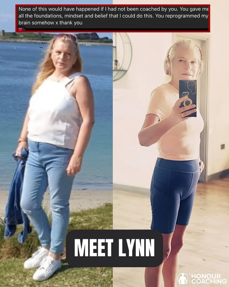 Lynn, Honour Coaching client result